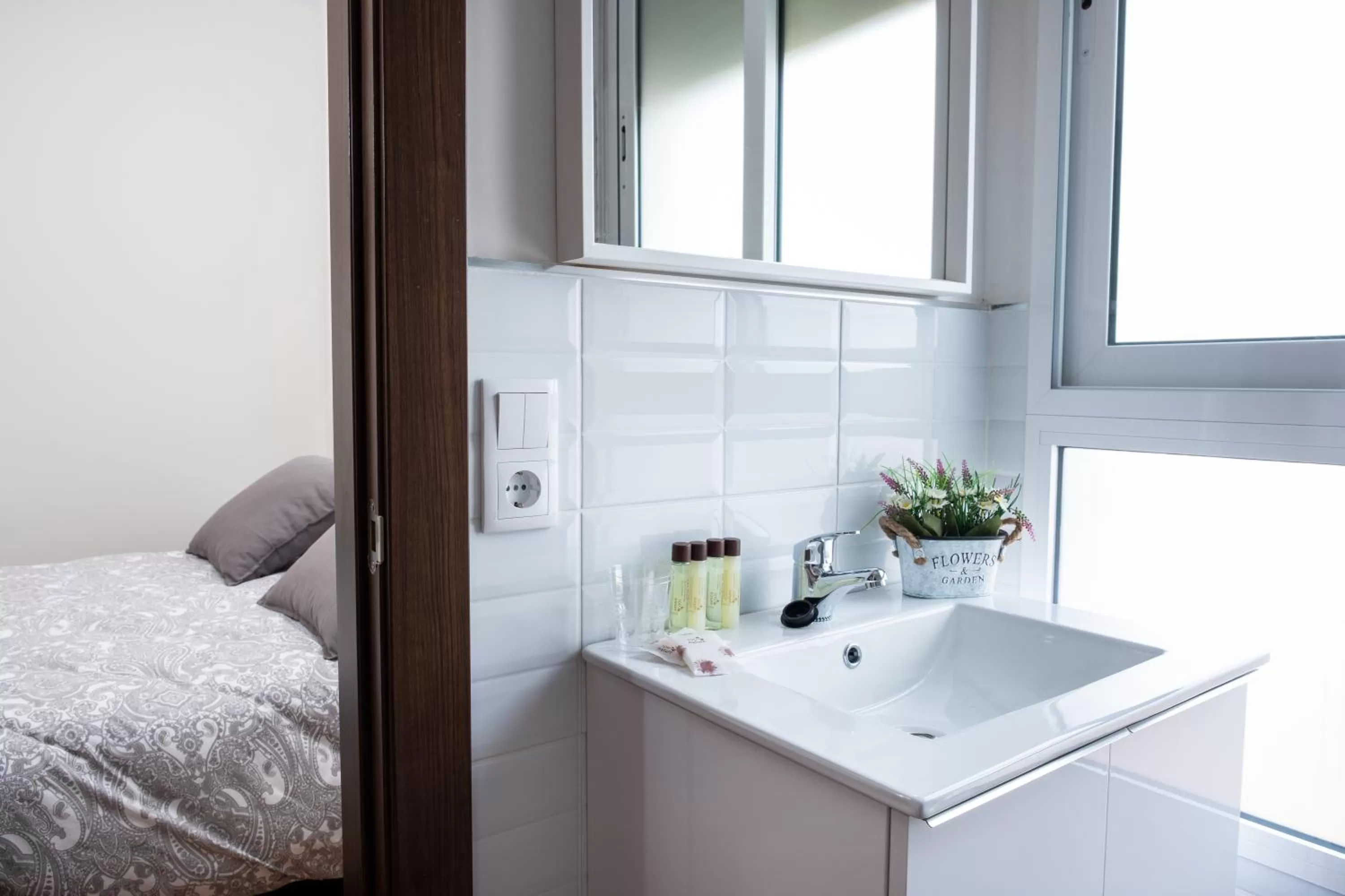 Bed in Hotel Bienvenidos Rooms Xàtiva