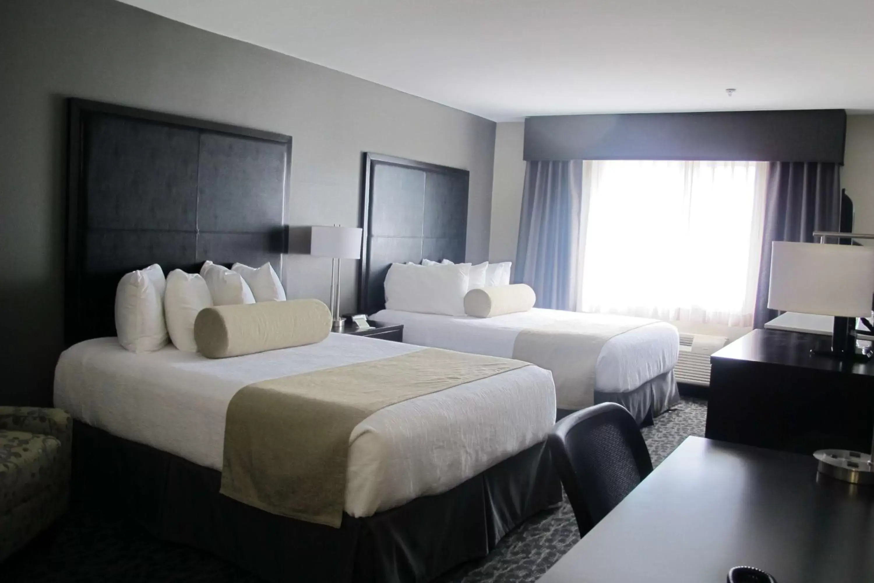 Queen Room with Two Queen Beds and Roll-In Shower - Disability Access in Best Western Plus Aberdeen Queen Room with Two Queen Beds and Roll-In Shower - Disability Access in Best Western Plus Aberdeen