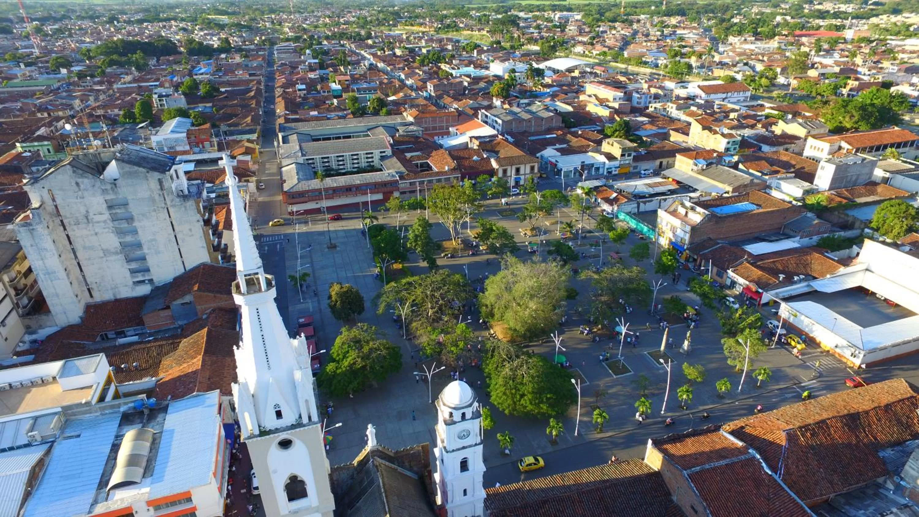 City view, Bird's-eye View in Hotel Cafe Plaza