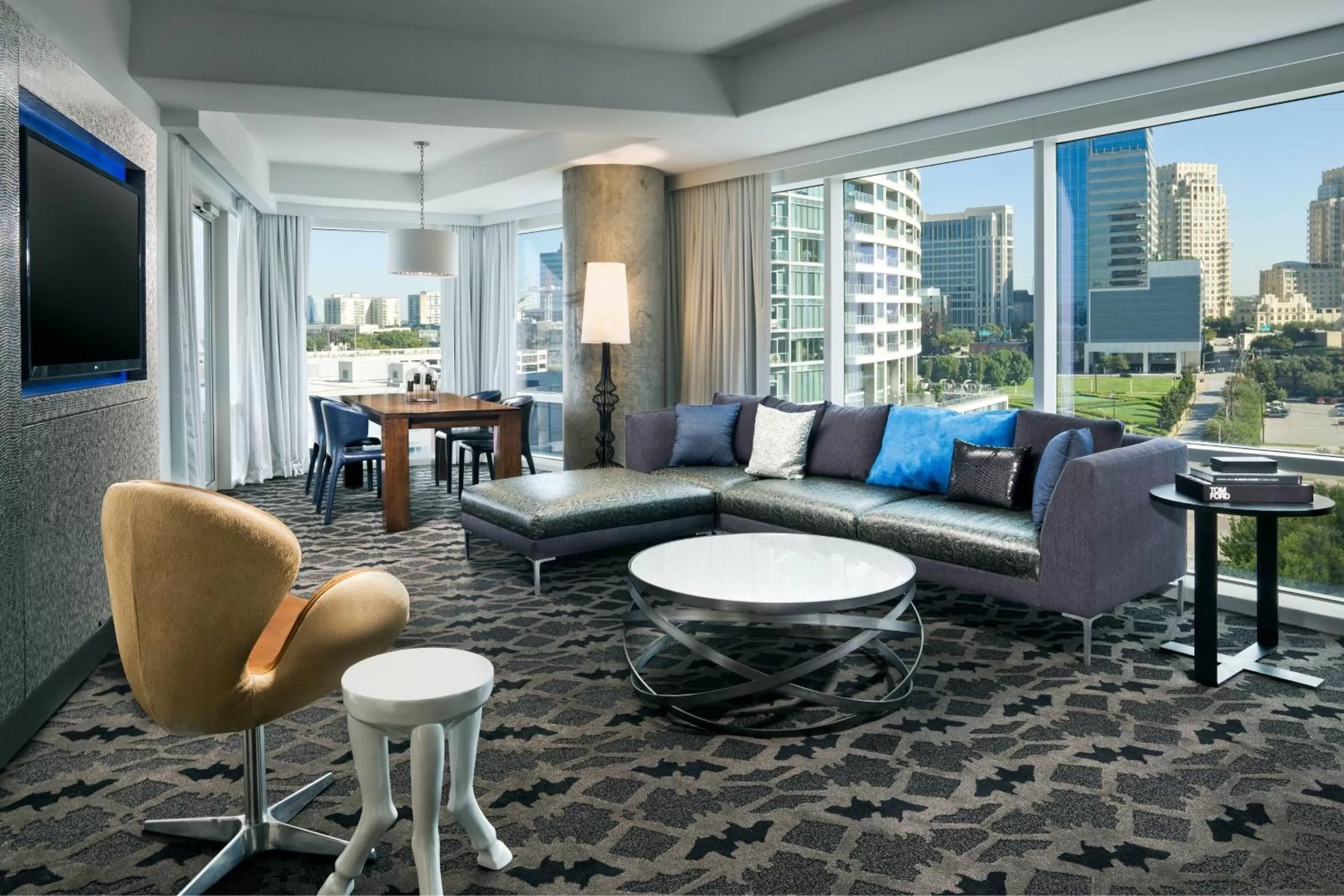 Living room in W Dallas