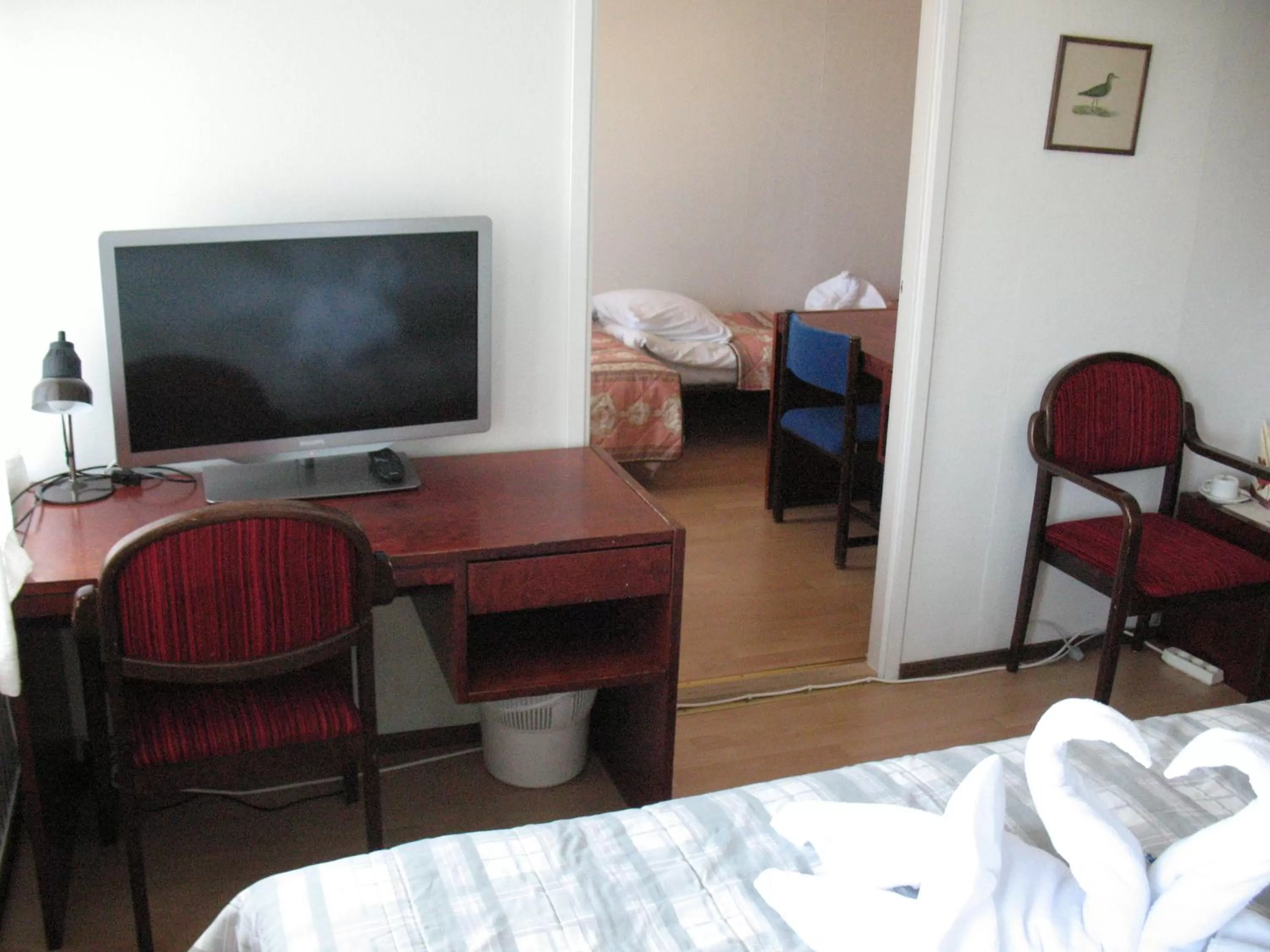 Decorative detail, TV/Entertainment Center in Hotel Kemijärvi