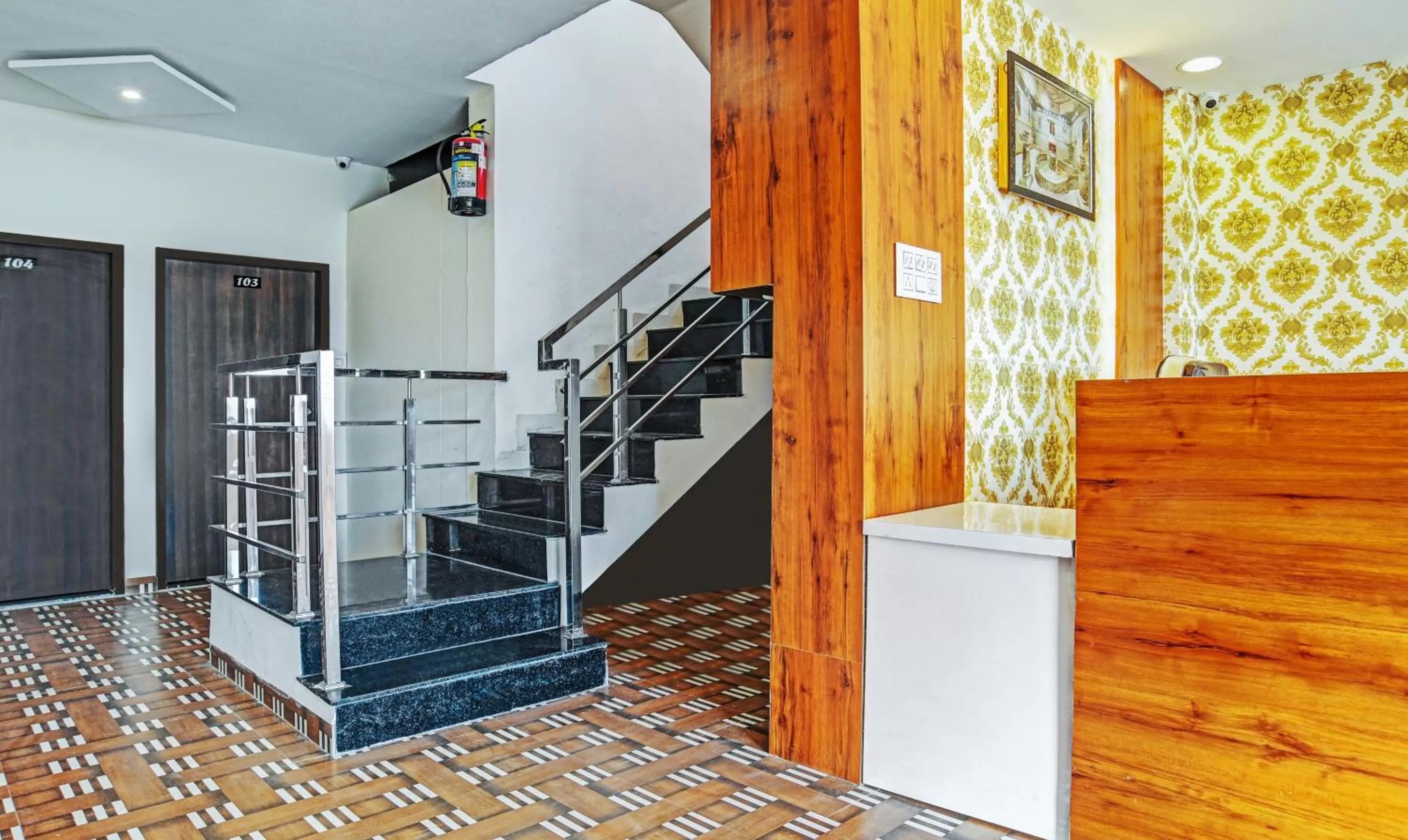 Lobby or reception in Hotel Anand Shree Near Airport,Indore