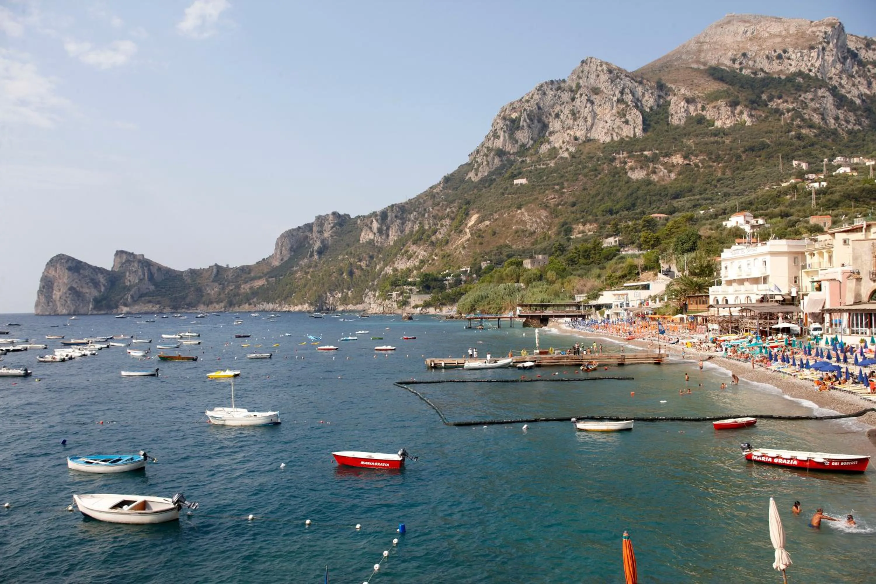 Bird's eye view in Taverna Del Capitano