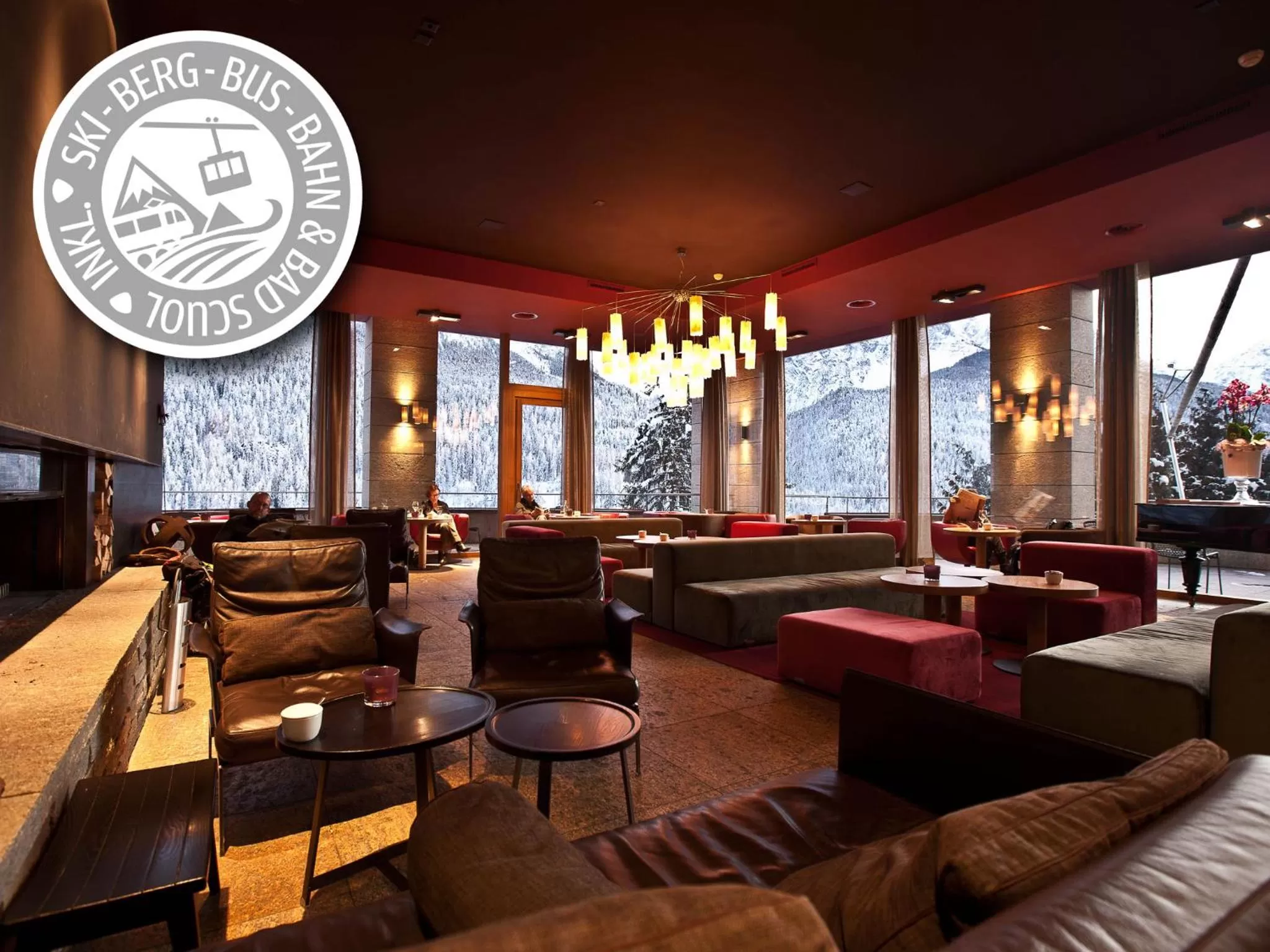 Restaurant/places to eat, Lounge/Bar in Hotel Belvedere Scuol