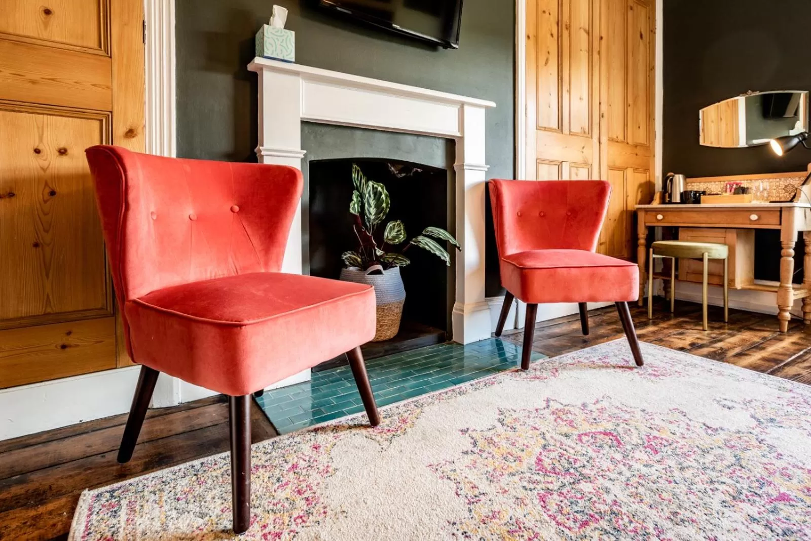 Seating area in The Old Vicarage