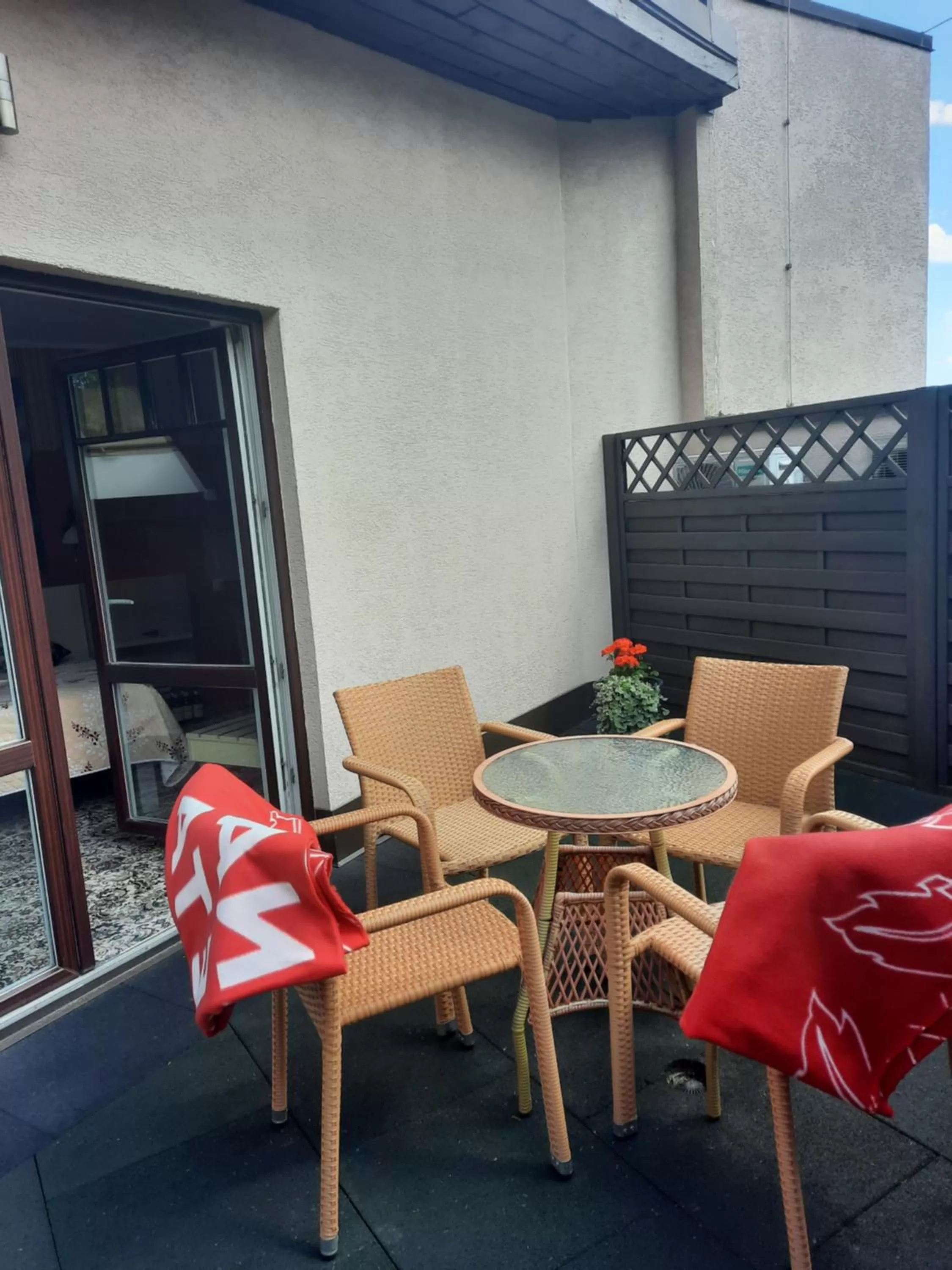 Balcony/Terrace in Hotel Pils with Self-Check in