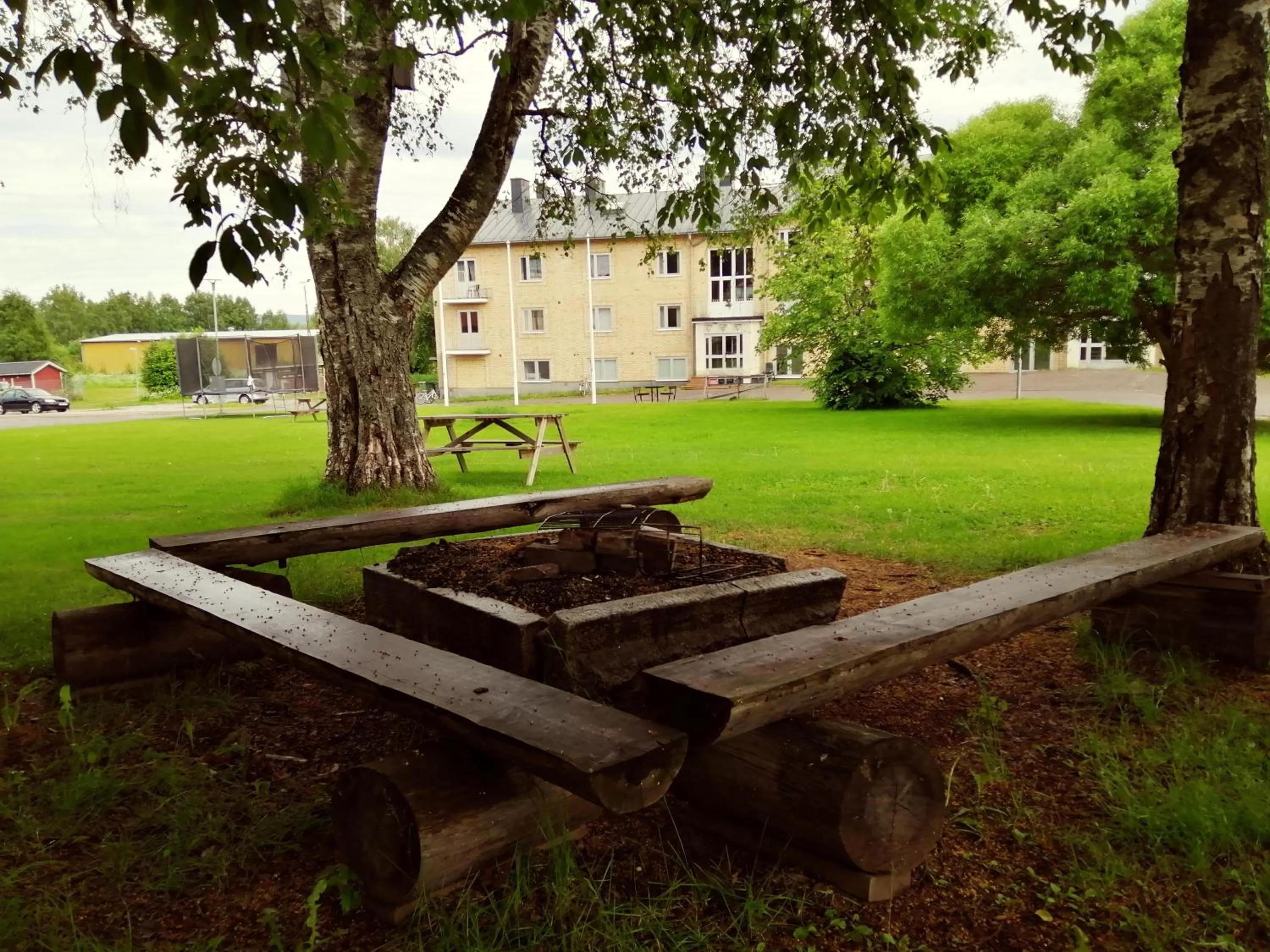 Garden view in Tornedalens B&B