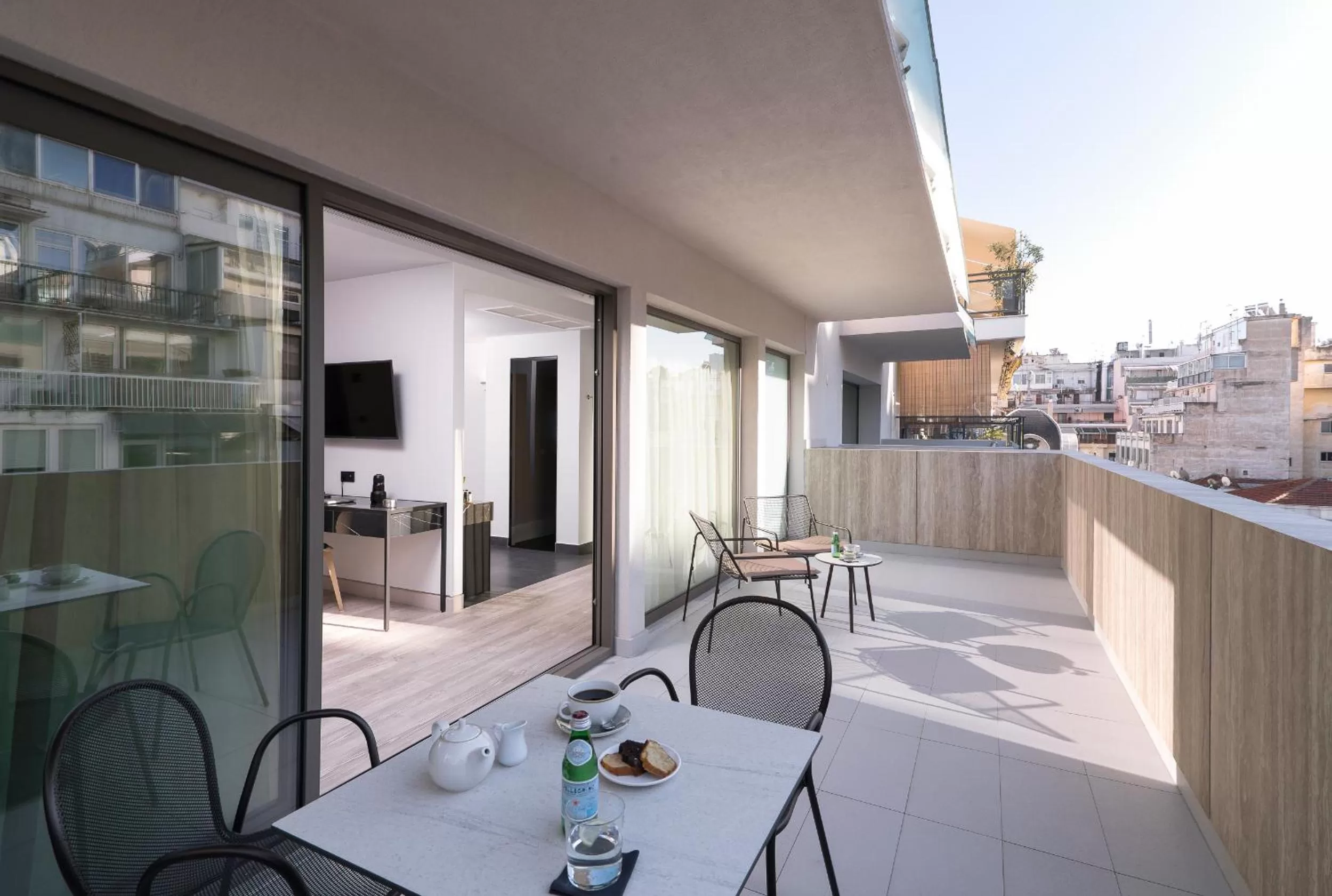 Balcony/Terrace in S Hotel Boutique Thessaloniki