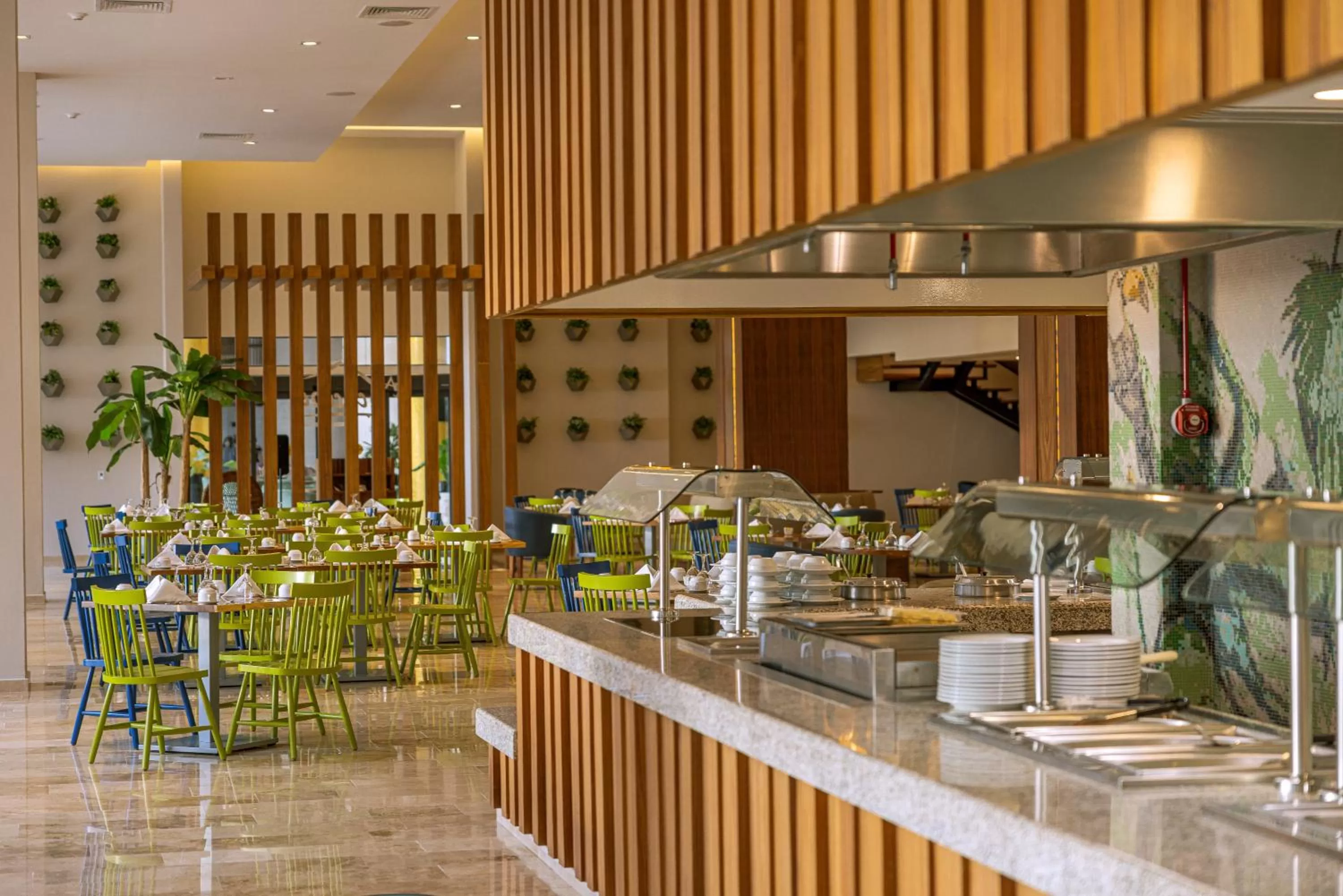 Buffet breakfast in Sensira Resort & Spa Riviera Maya All Inclusive