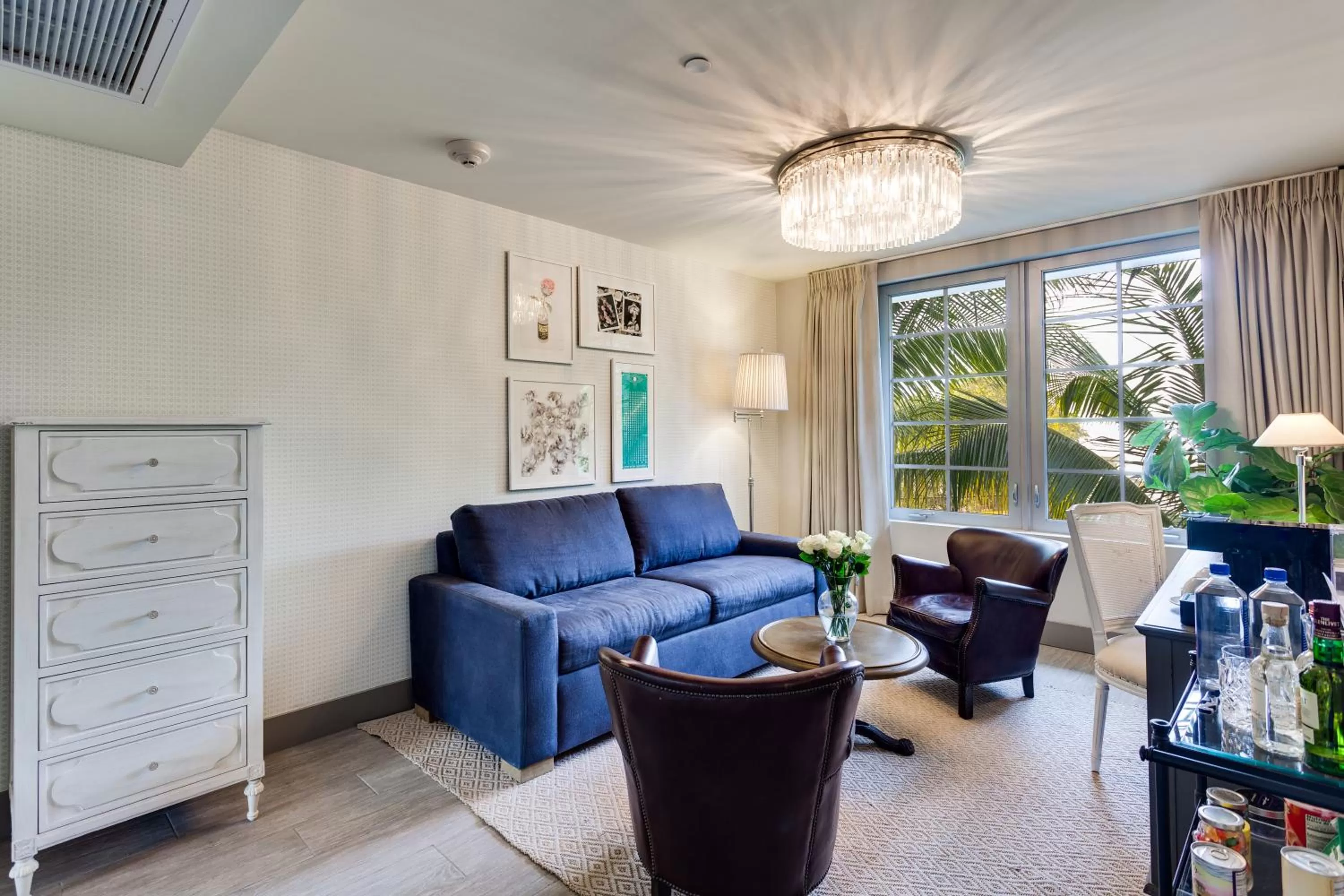 Living room in The Plymouth South Beach