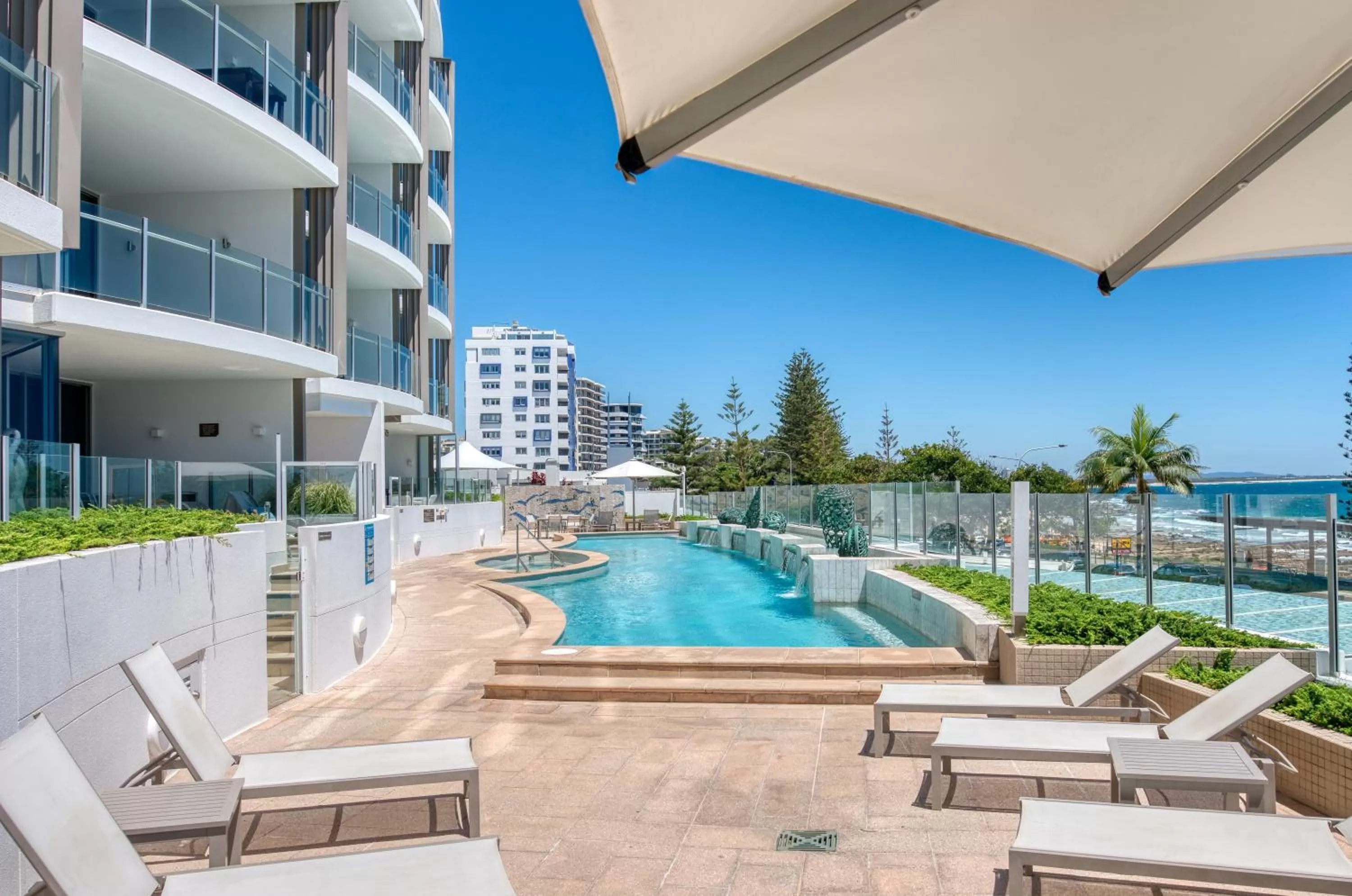 Swimming pool in Oceans Mooloolaba