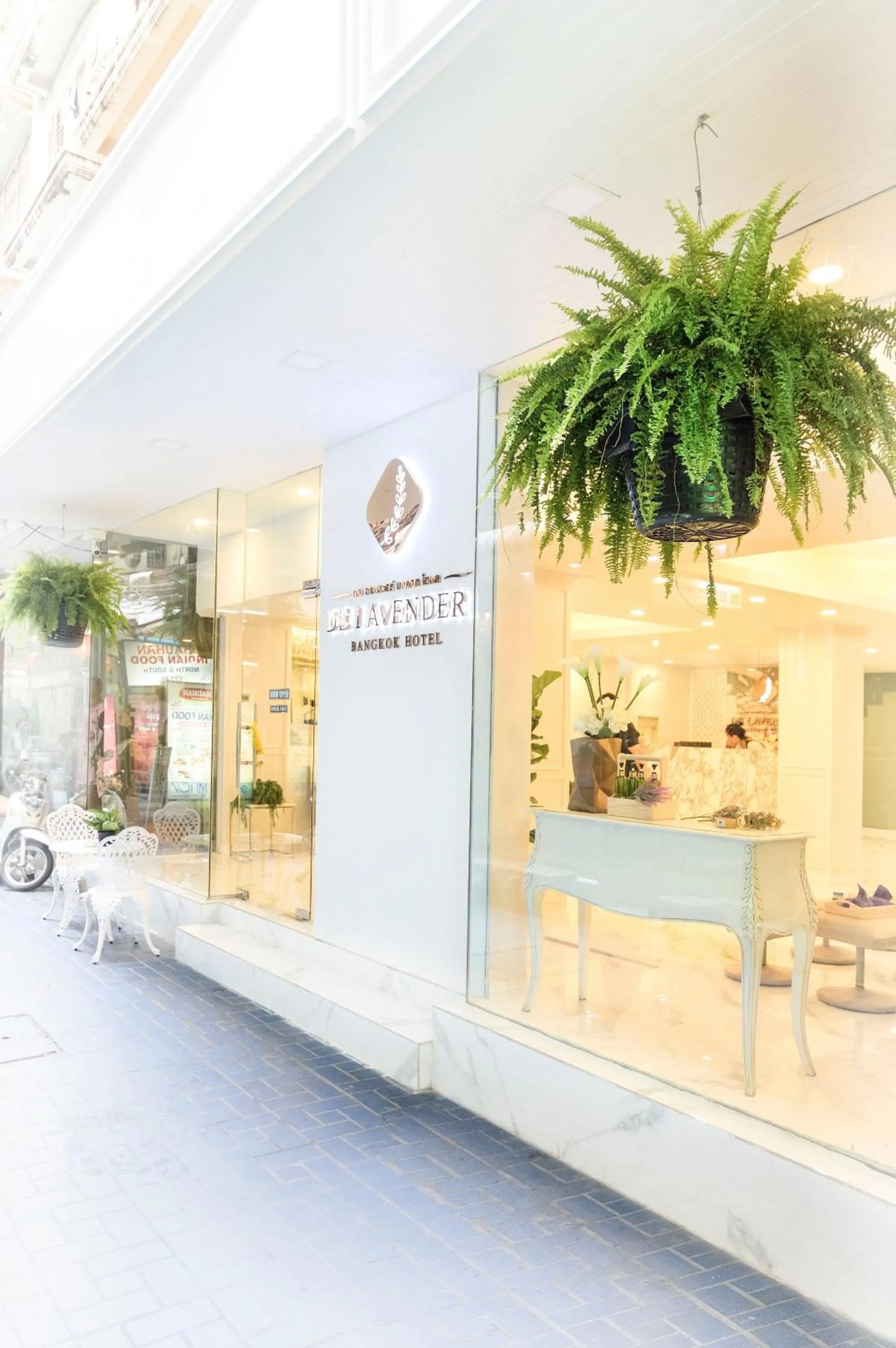 Facade/entrance in De Lavender Bangkok Hotel