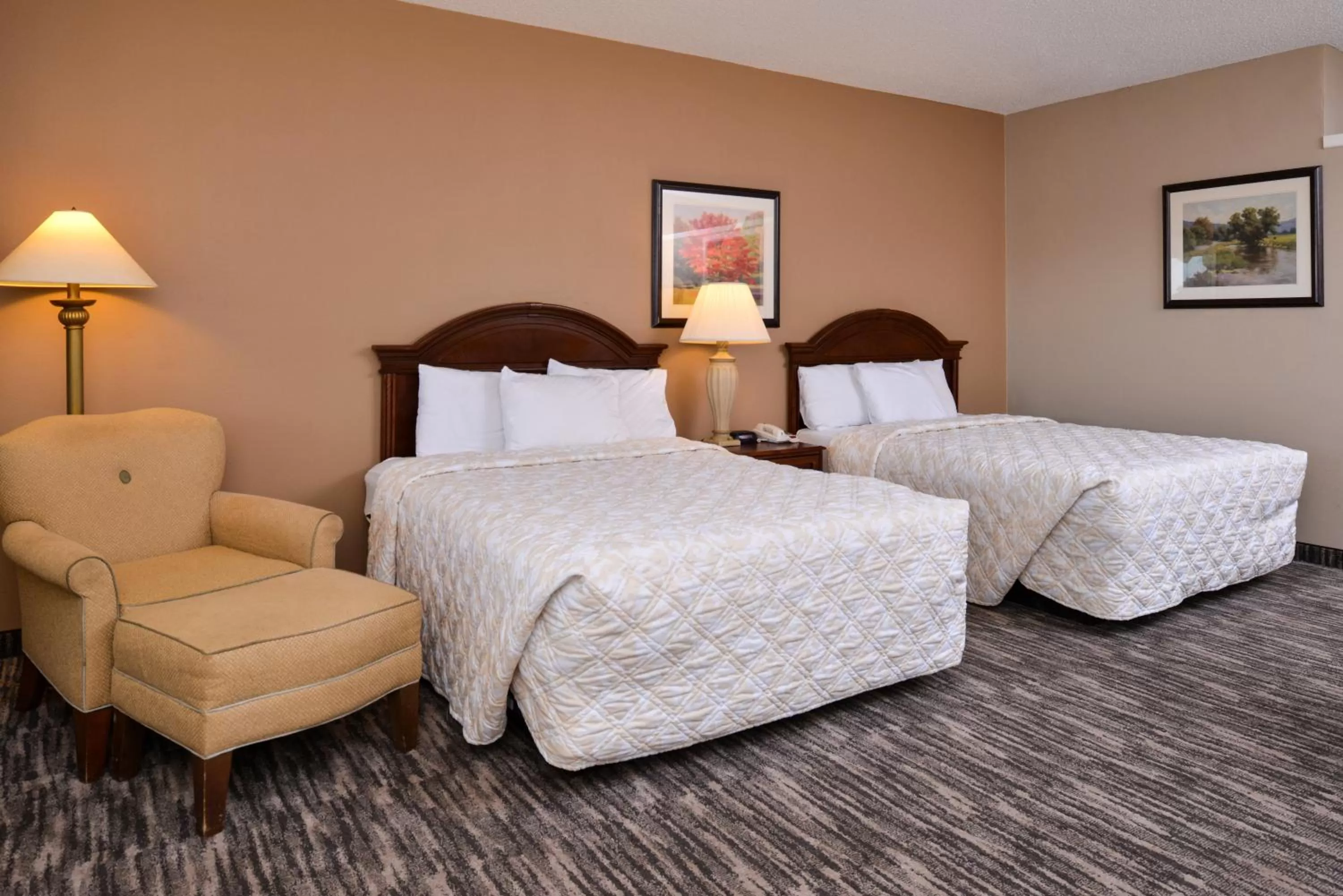 Bed in Ranch House Motel