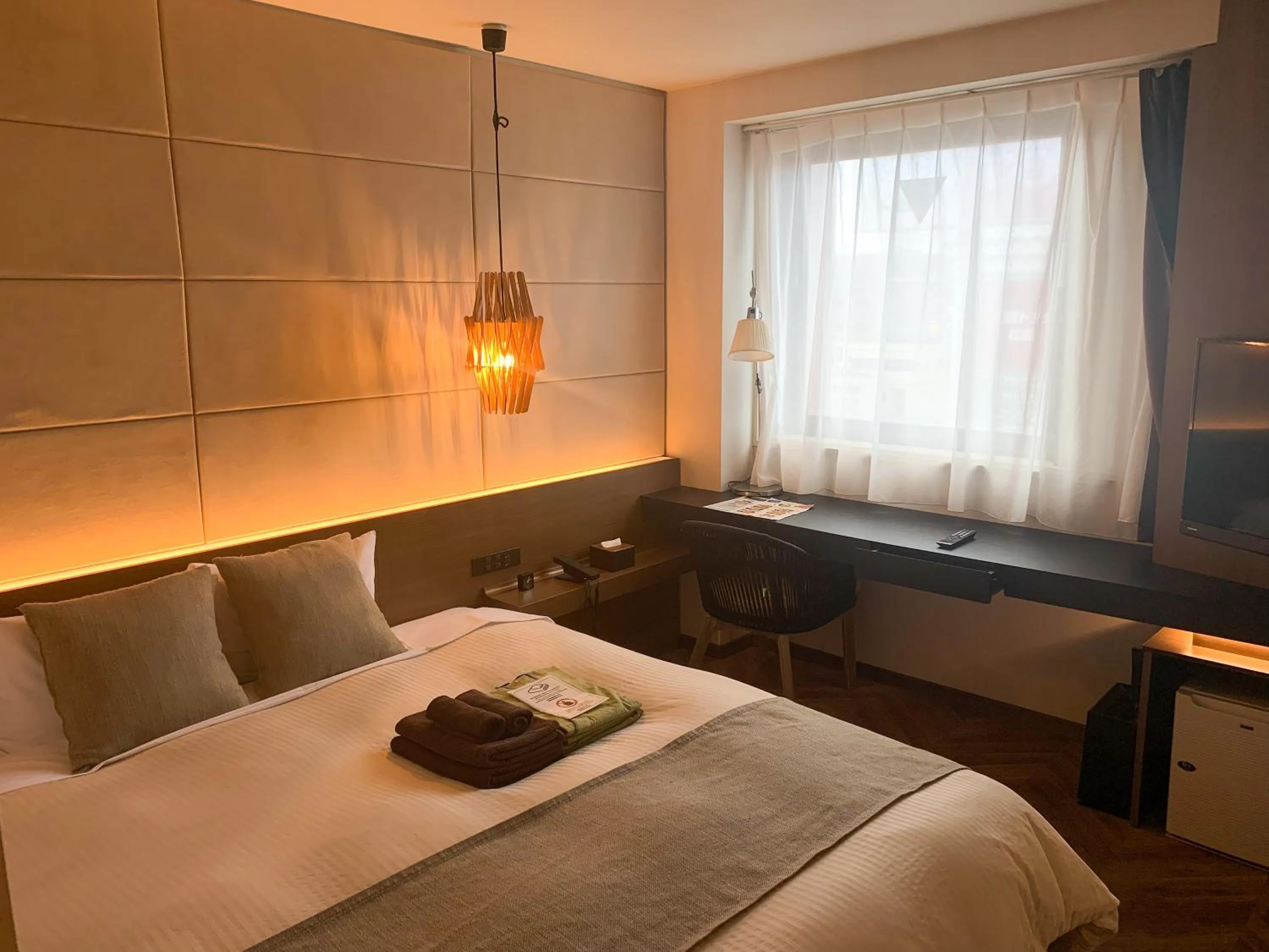 Bed in Hotel Paco Hakodate