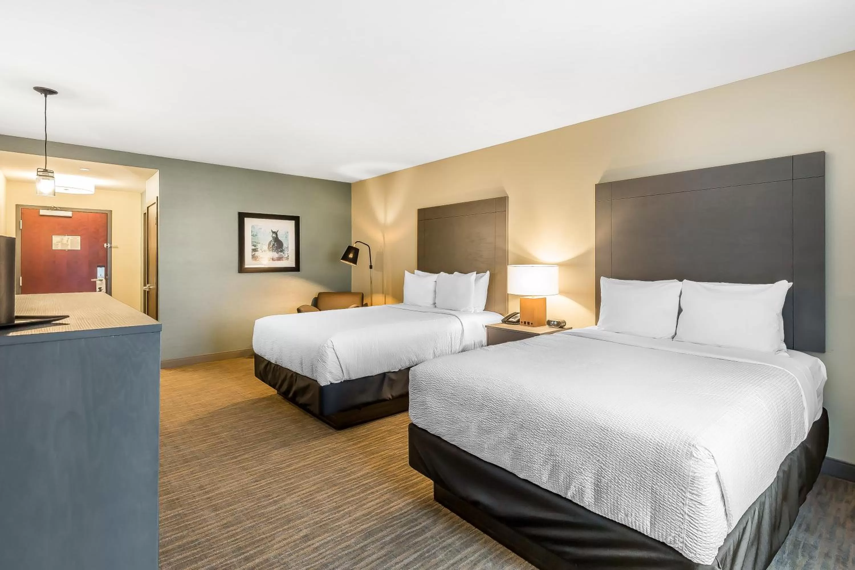 Deluxe Room with Two Queen Beds - Non-Smoking with Marina View in Marina Bay Hotel & Suites, an Ascend Collection Hotel