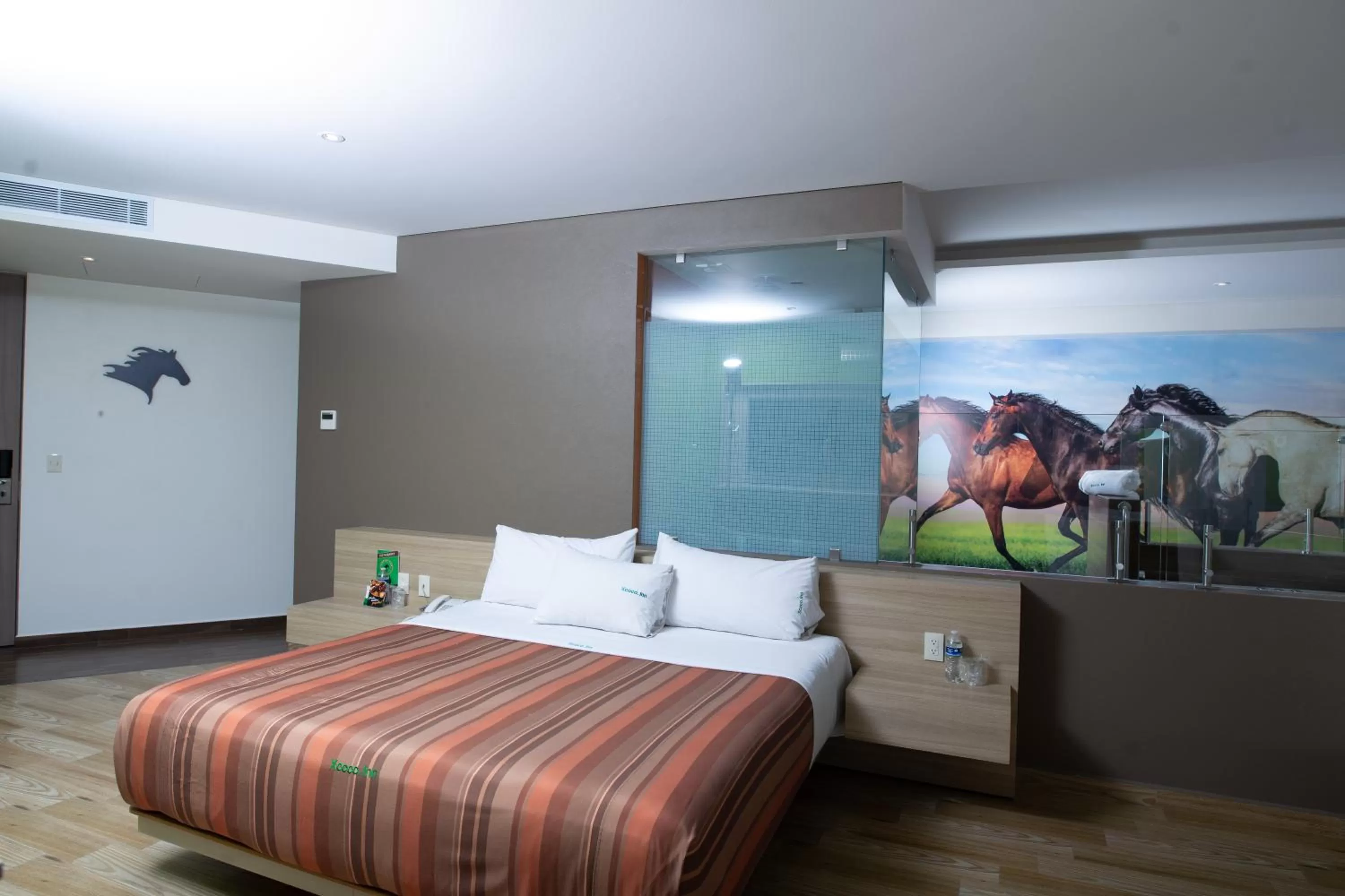 Photo of the whole room, Bed in Hotel Xcoco Inn