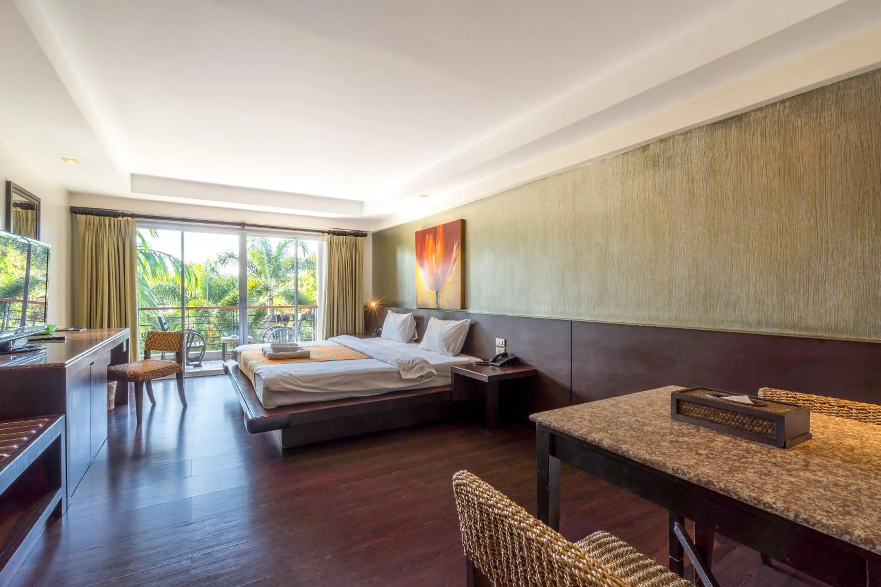 Bedroom, Bed in Baan Suwantawe