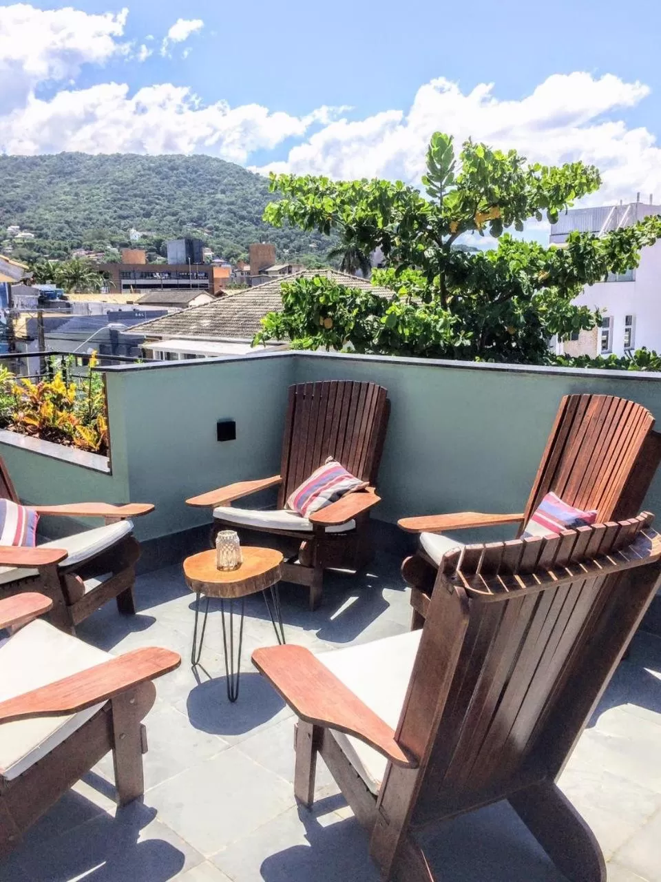 Balcony/Terrace in Hospedaria da Lagoa