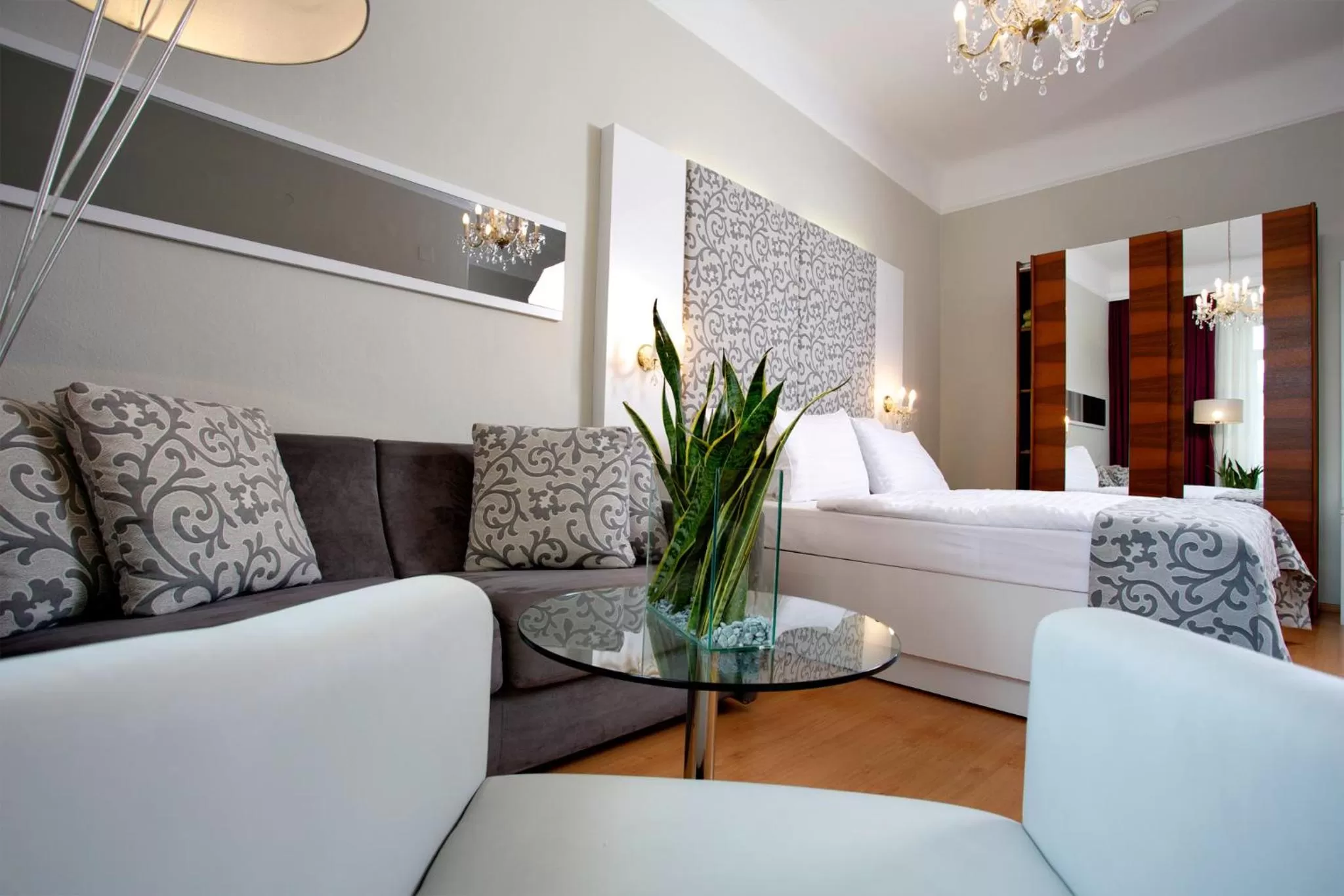 Bedroom, Bed in Hotel Wandl