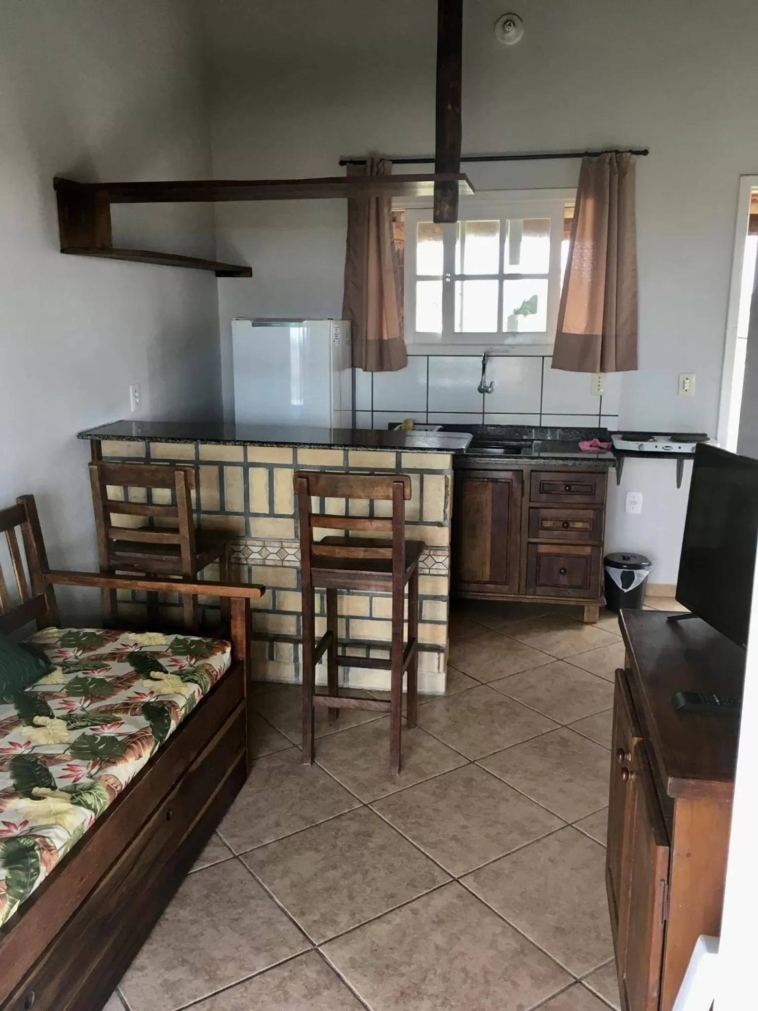 Kitchen or kitchenette in Pousada dos Sambaquis