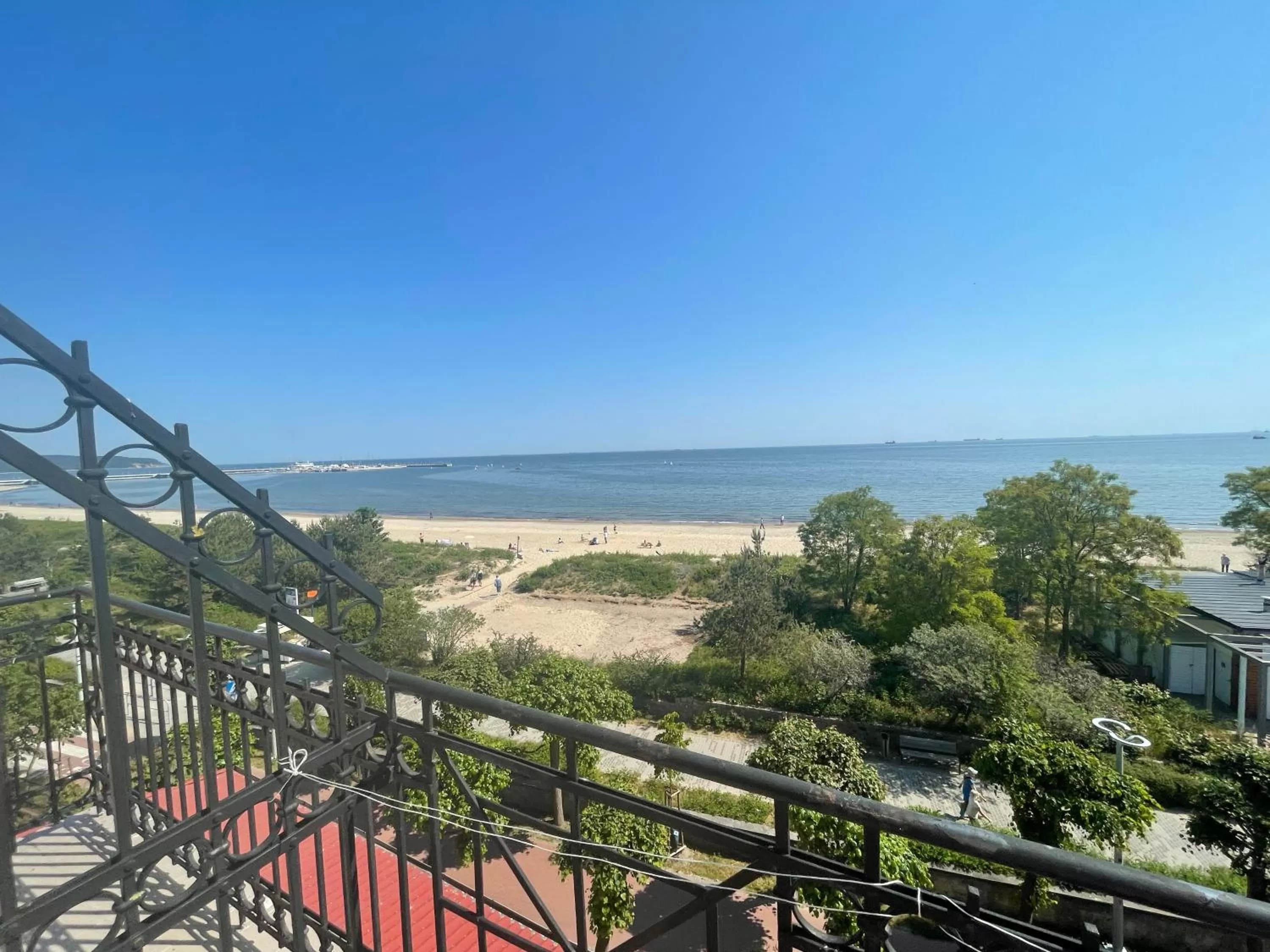 Balcony/Terrace in Willa Księżniczki Sopotu