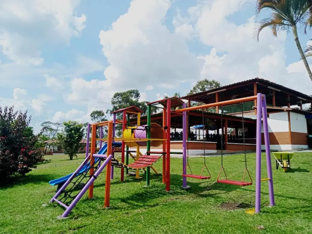 Children's Play Area in Finca Hotel Cabañas del parque