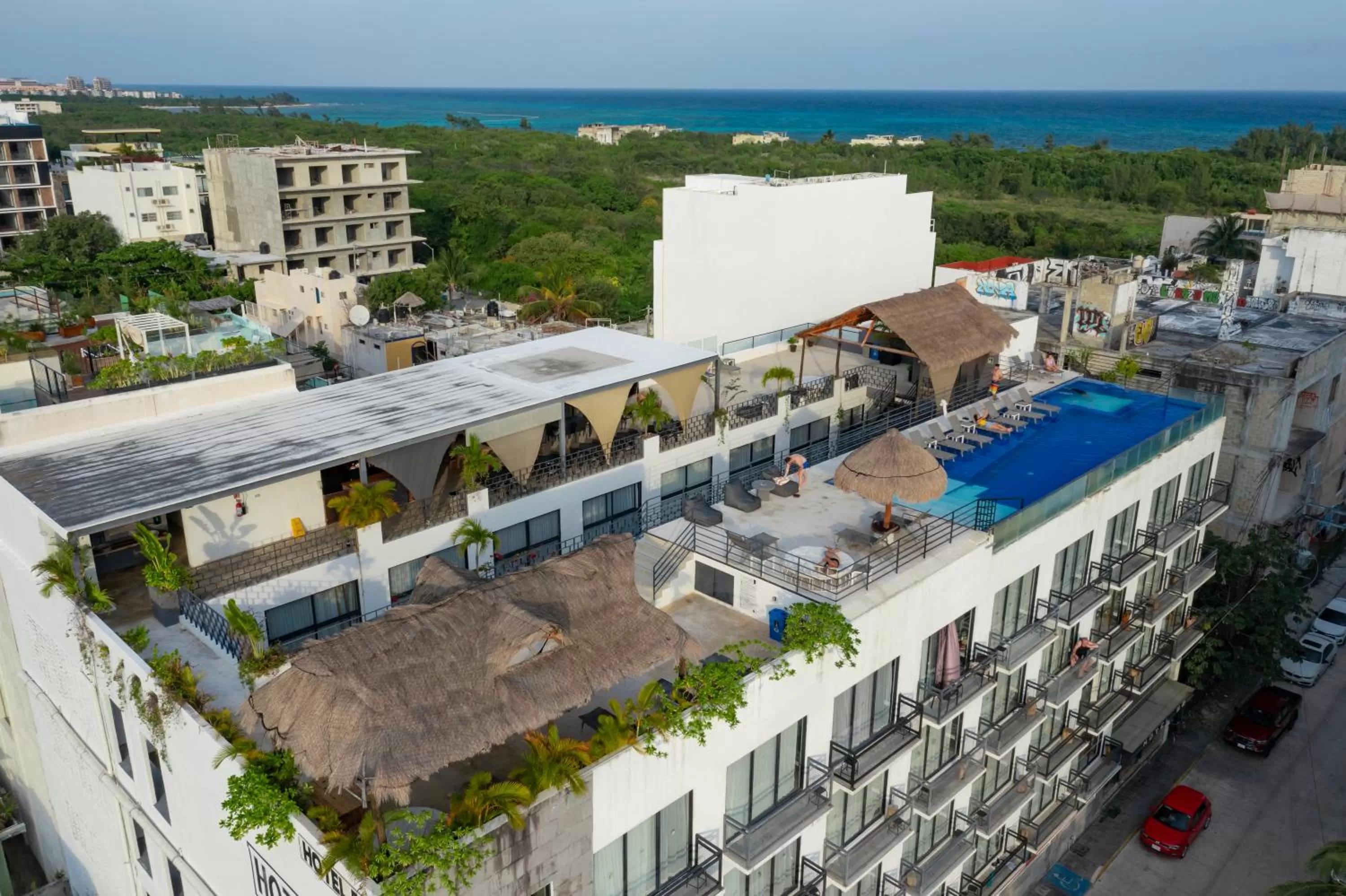 Property building in Hotel 52 Playa del Carmen