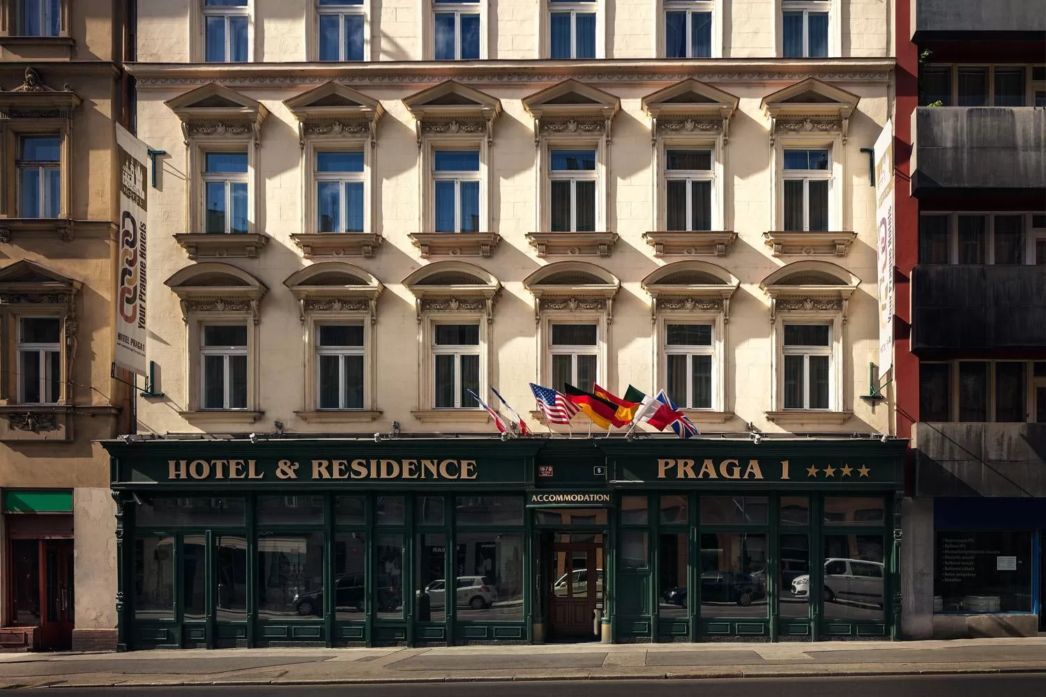 Property building in Hotel Praga 1
