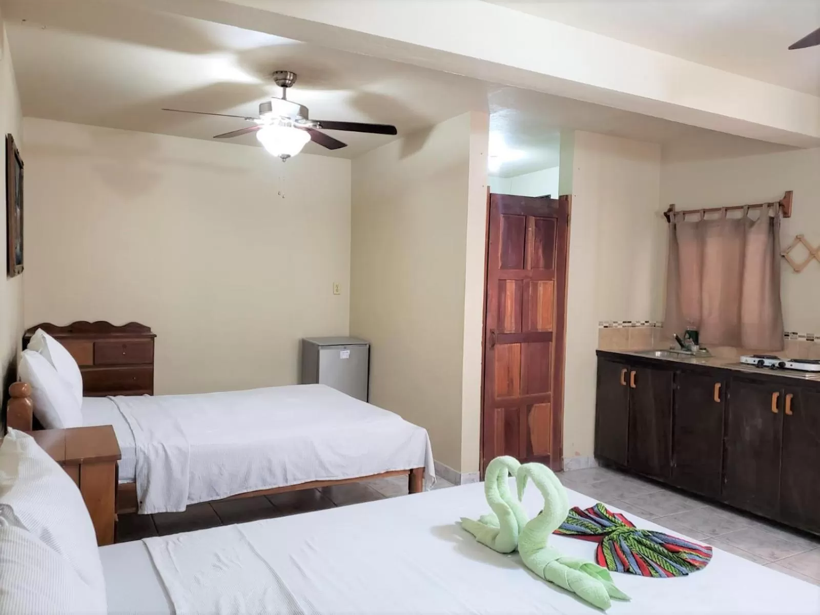 Bed in Beach Side Condos Caye Caulker by CCVH