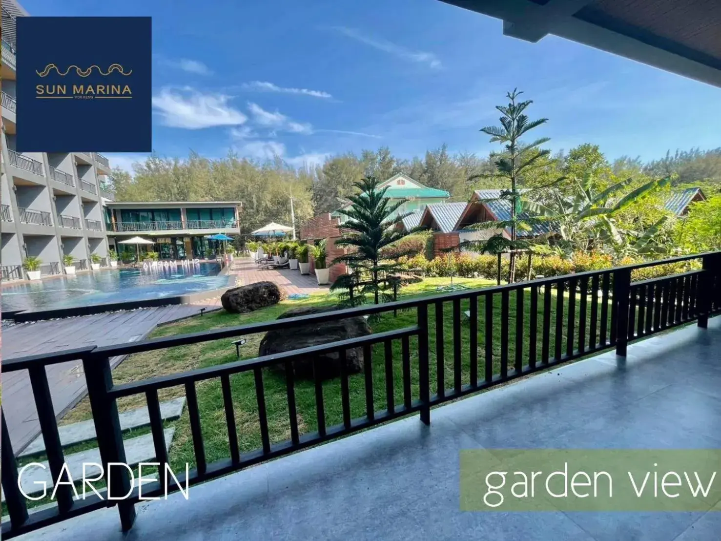 Superior Double Room with Pool View in Sun Marina Cha-Am Superior Double Room with Pool View in Sun Marina Cha-Am