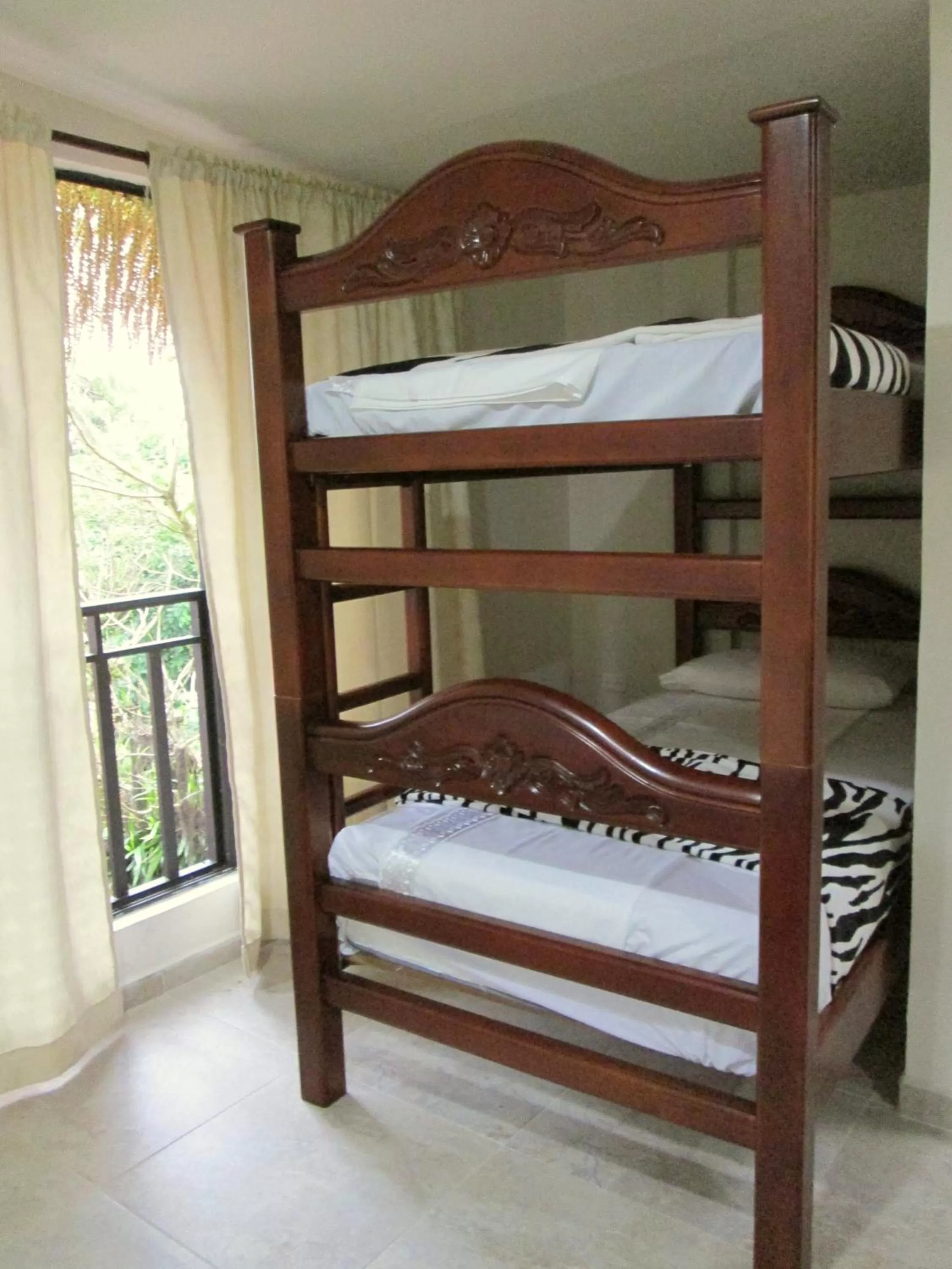 Bunk Bed in Cabañas Las Bifloras