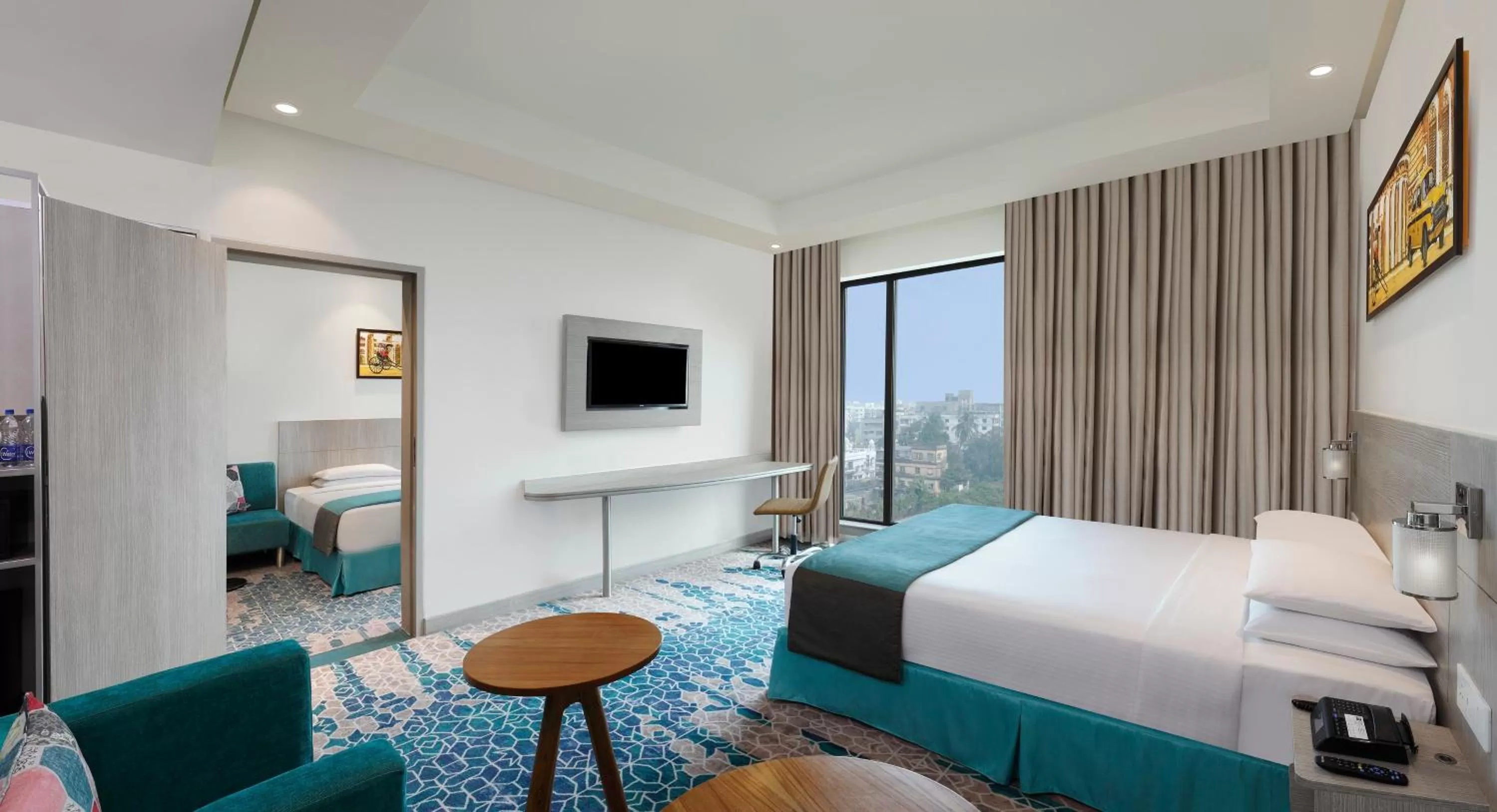 Photo of the whole room, Bed in Holiday Inn Express Kolkata Airport by IHG