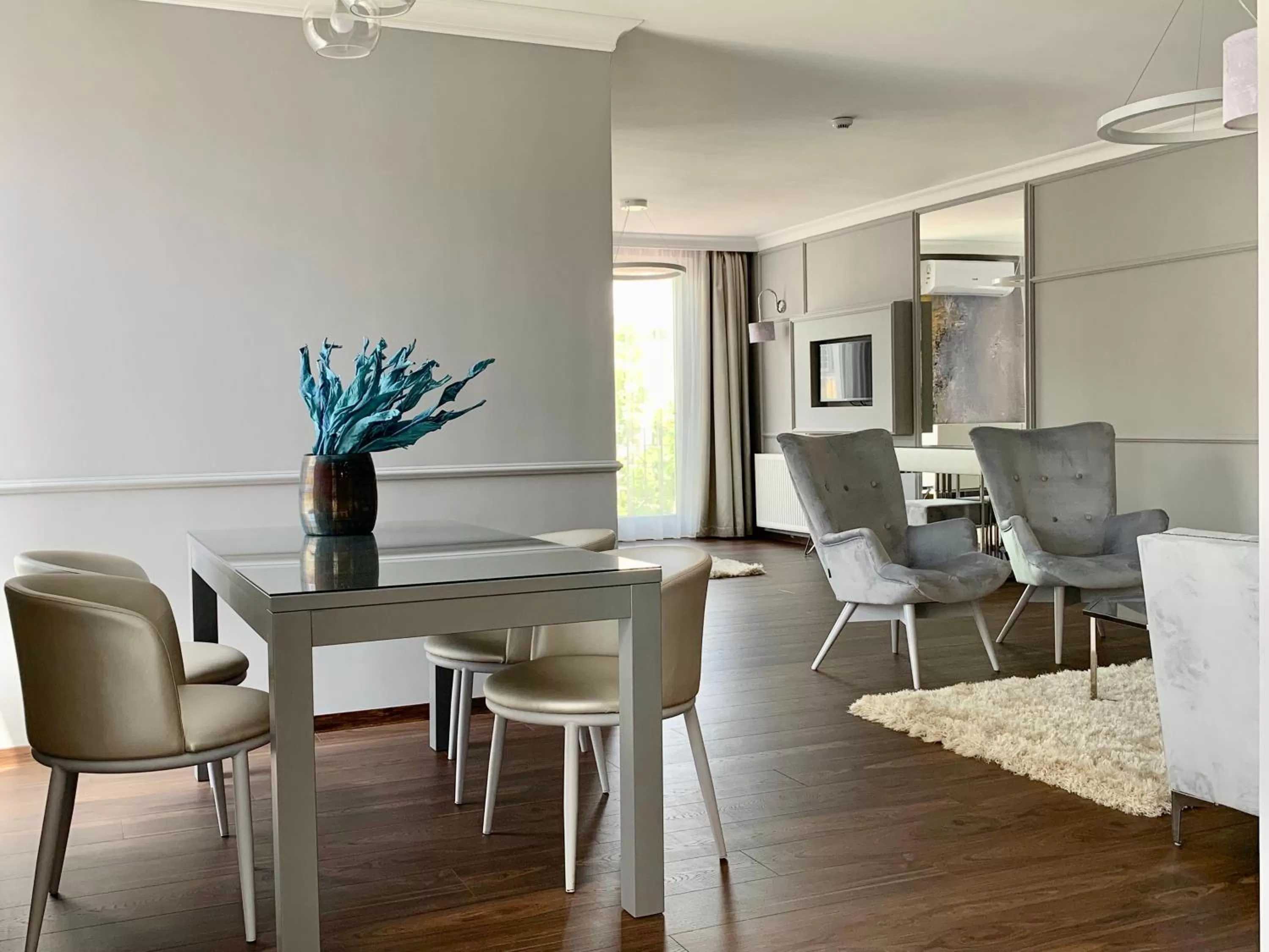 Living room, Dining Area in Boutique Hotel Center