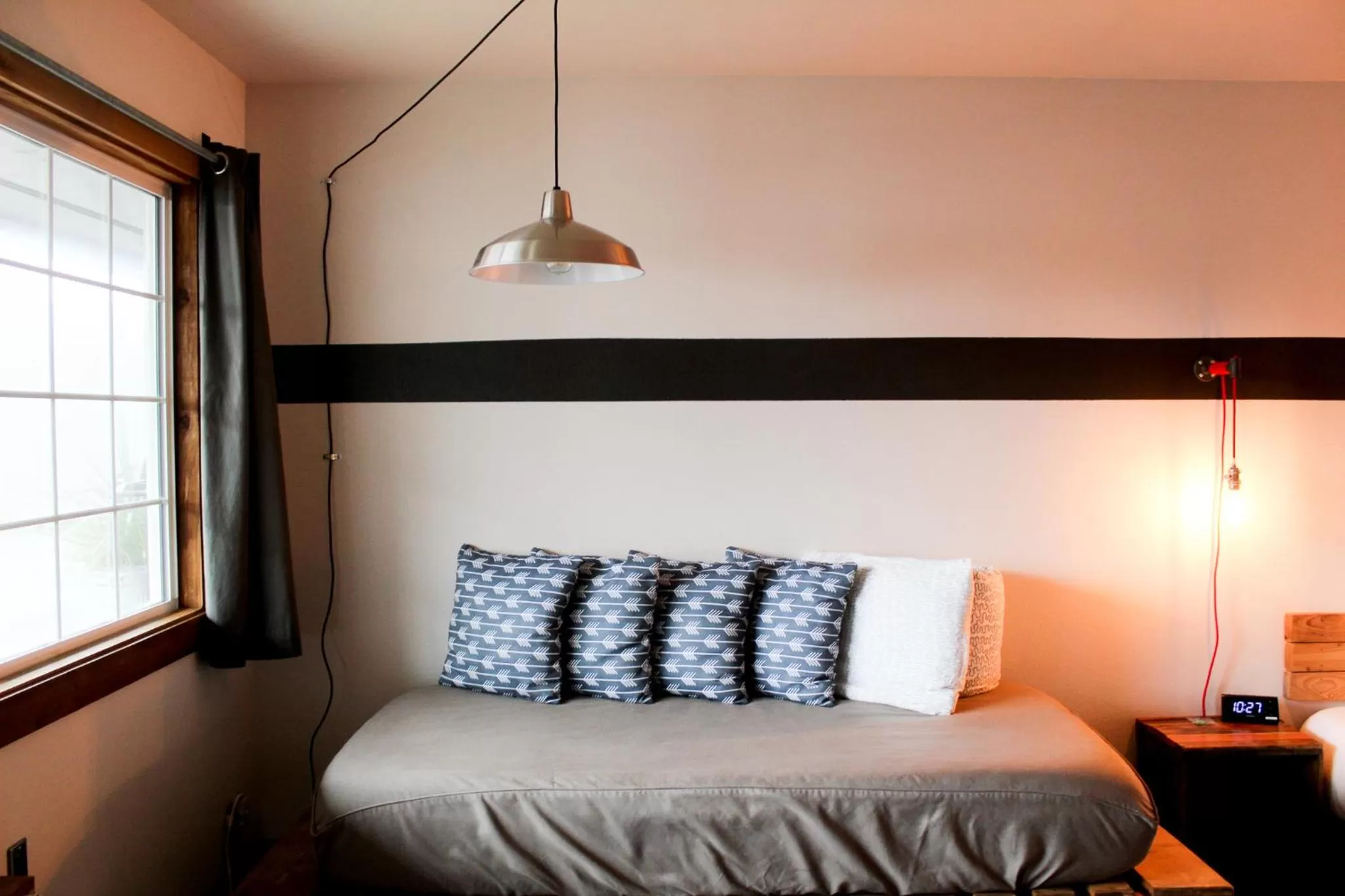 Decorative detail, Bed in Ashore Hotel