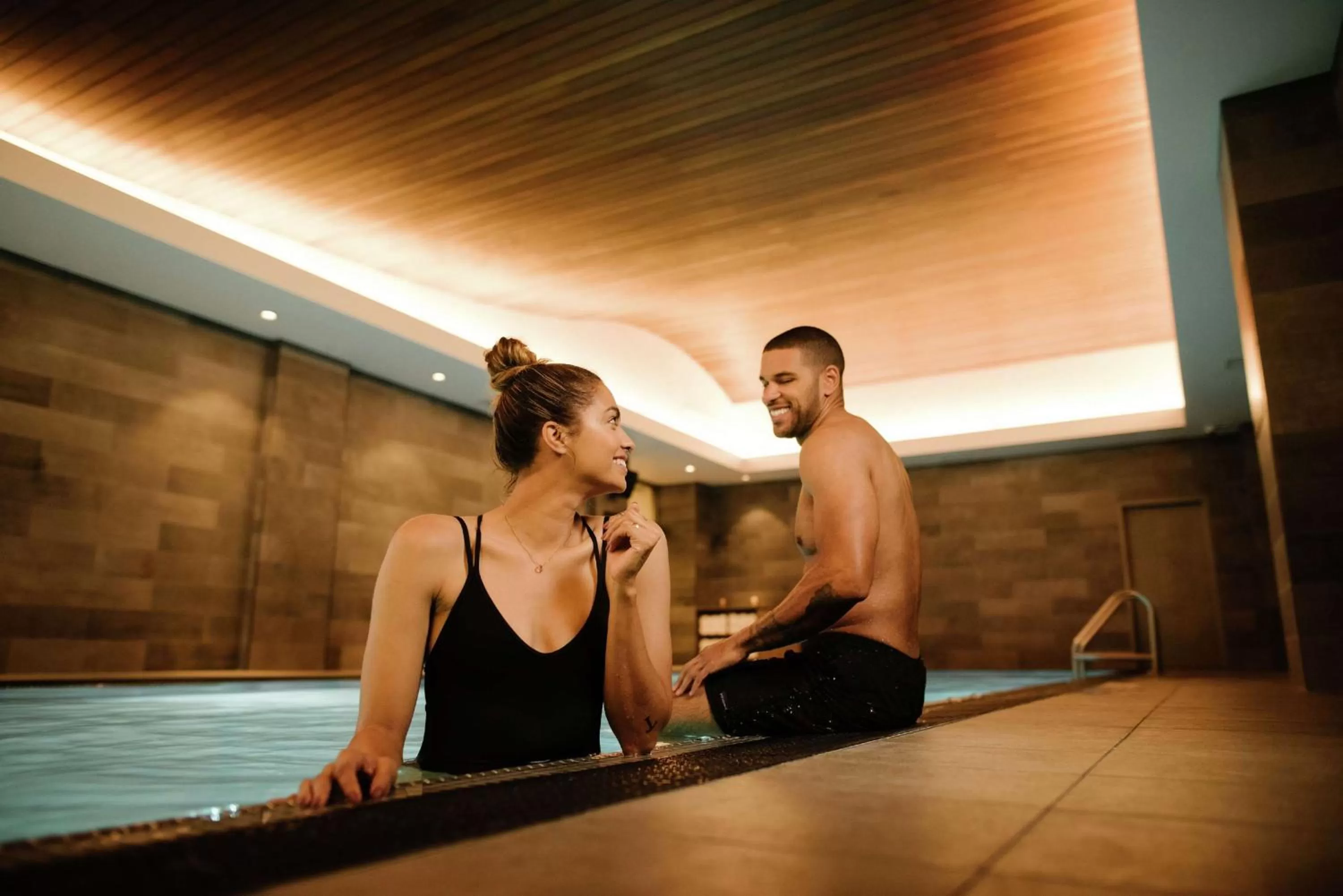 Pool view in The Duniway Portland, A Hilton Hotel