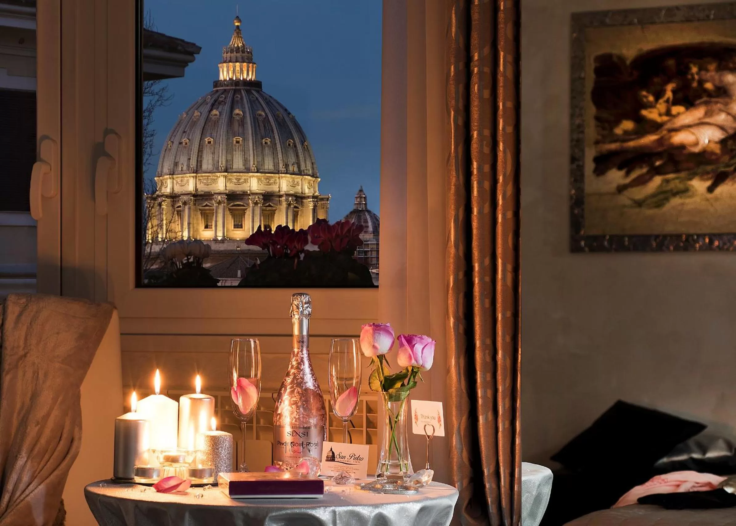 Night in San Pietro Panoramic View