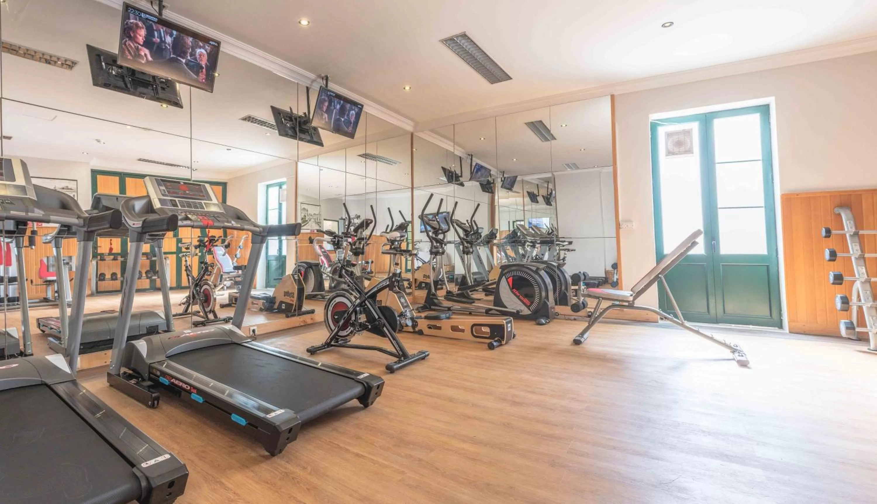 Fitness centre/facilities in Loule Jardim Hotel