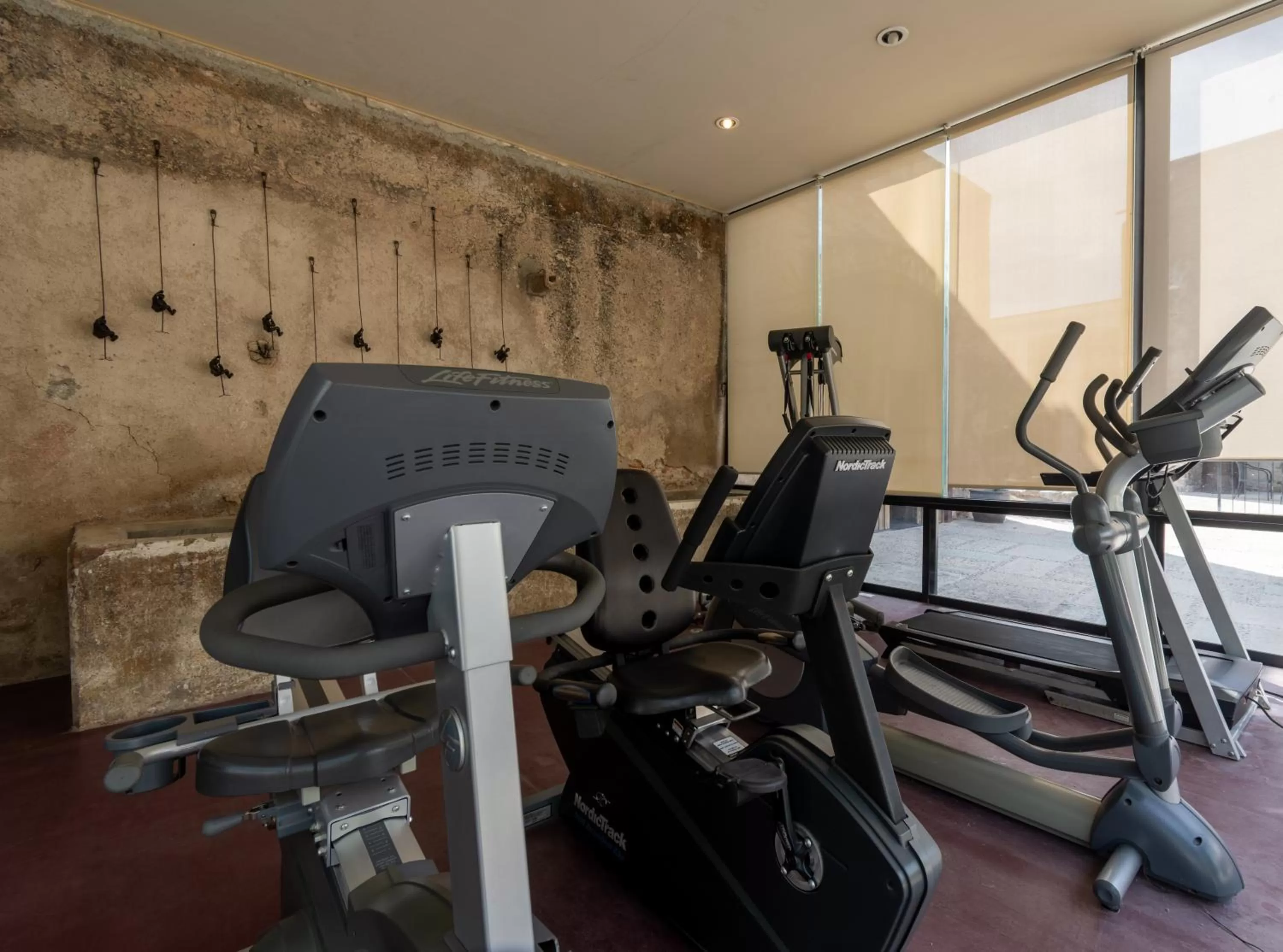 Fitness centre/facilities in Hotel Hacienda San Cristóbal