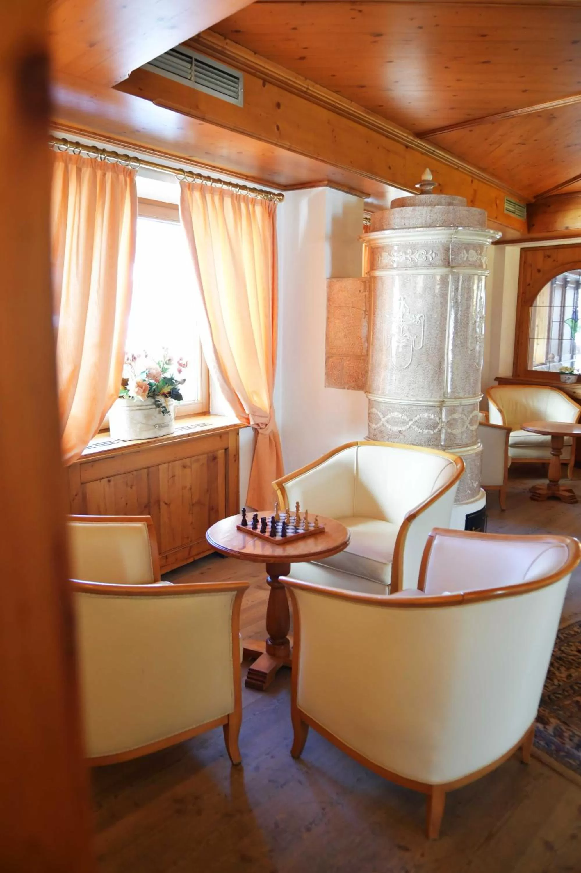 Seating area in Central Hotel