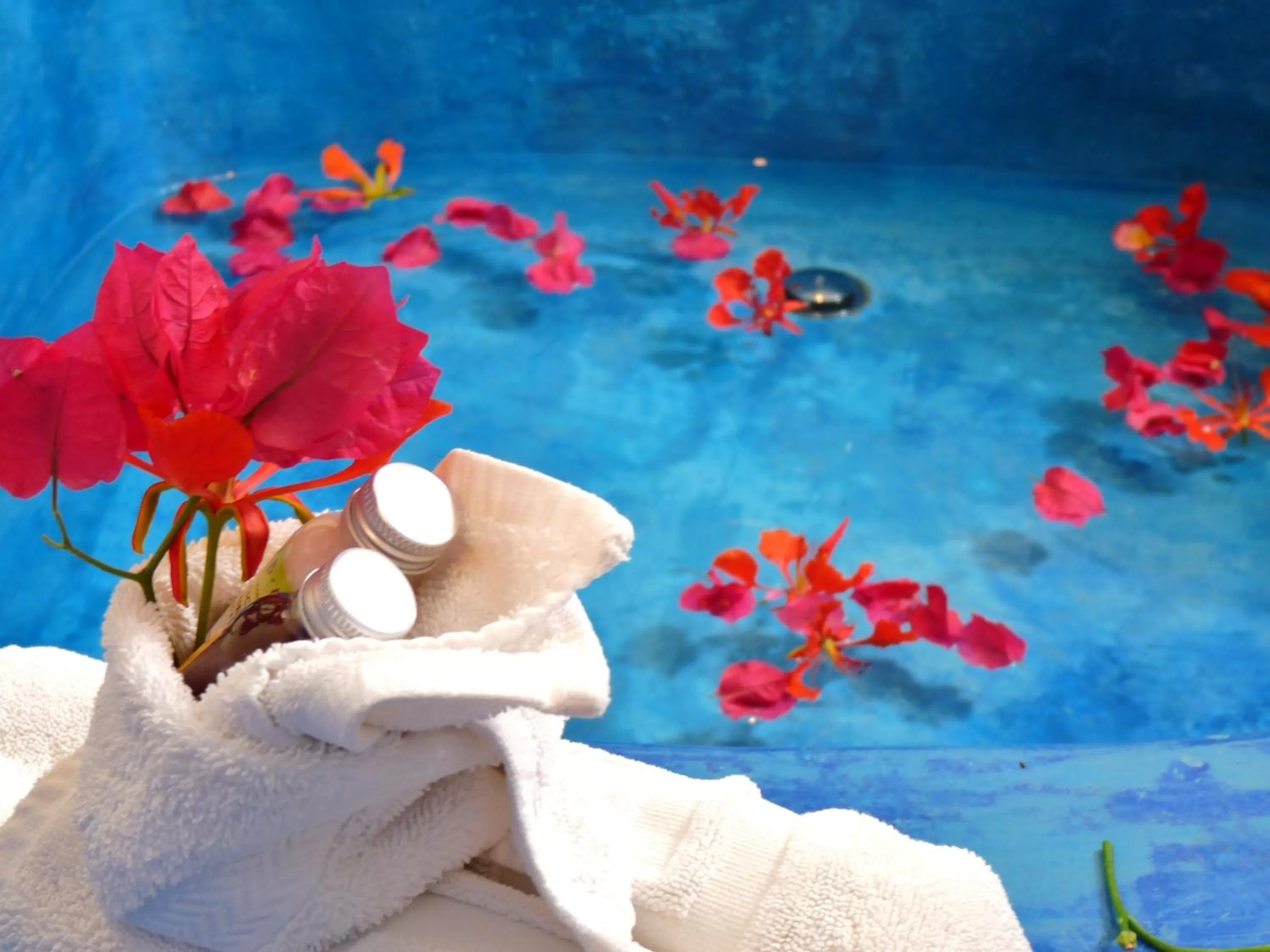 Bathroom in Hacienda Santa Cruz Merida