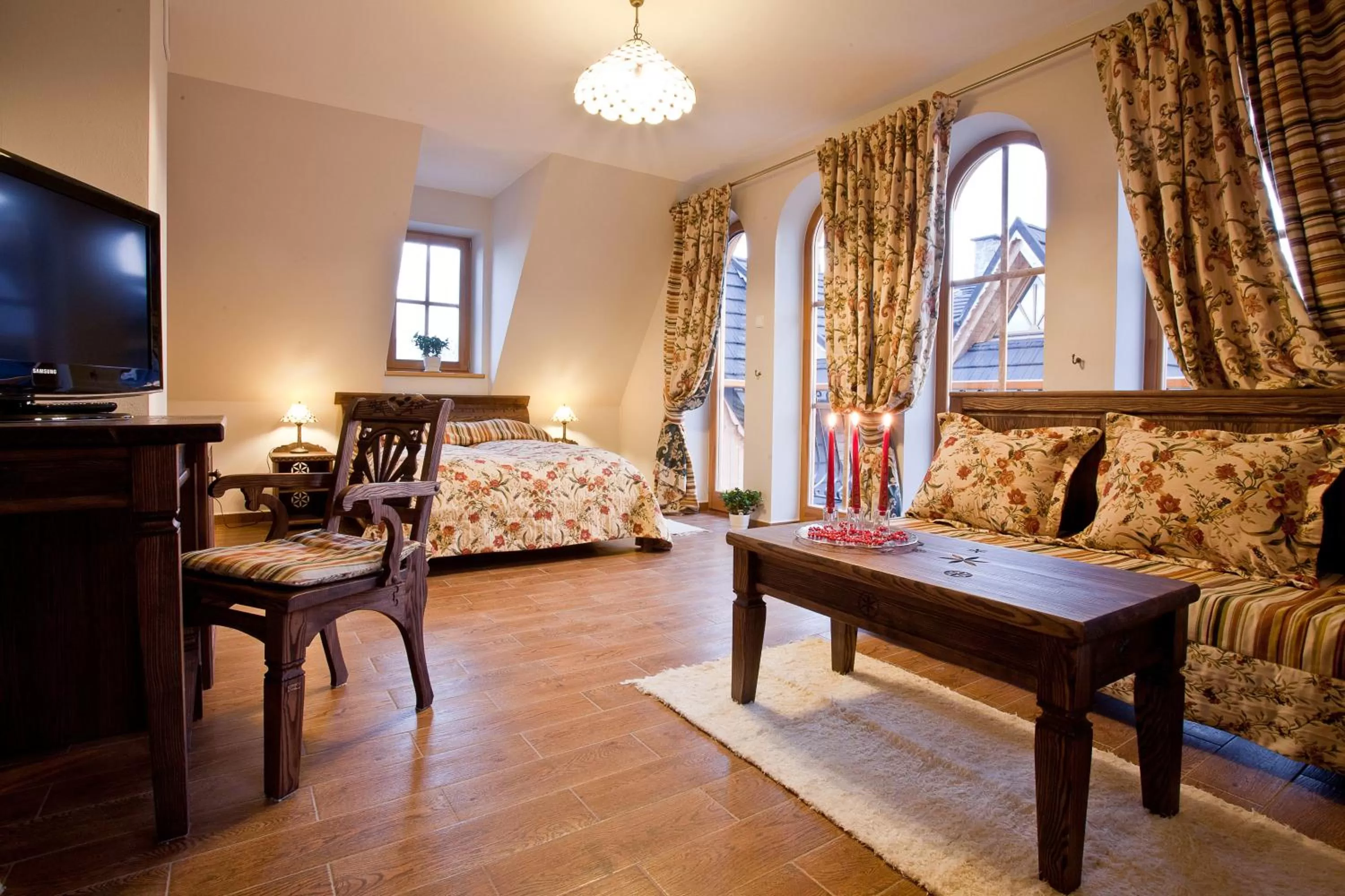 Photo of the whole room, Bed in Butorowy Dwór