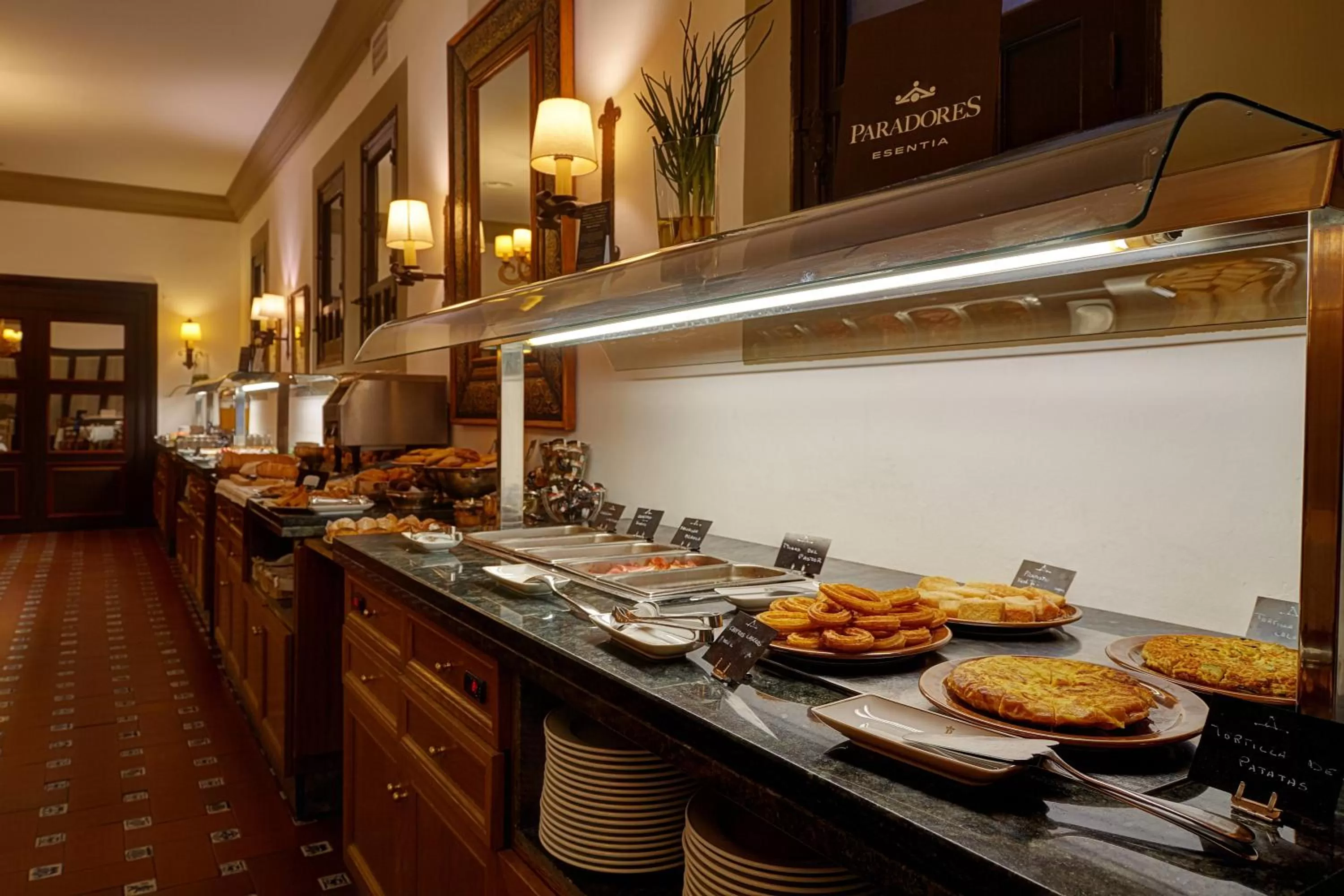 Buffet breakfast in Parador de Ubeda