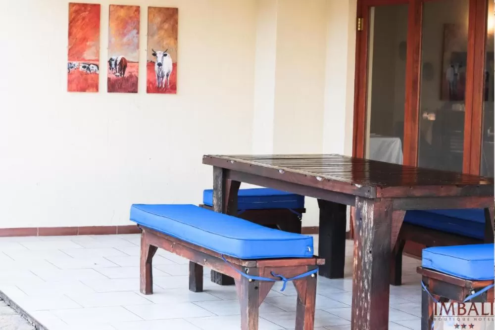 Patio in Imbali Boutique Hotel