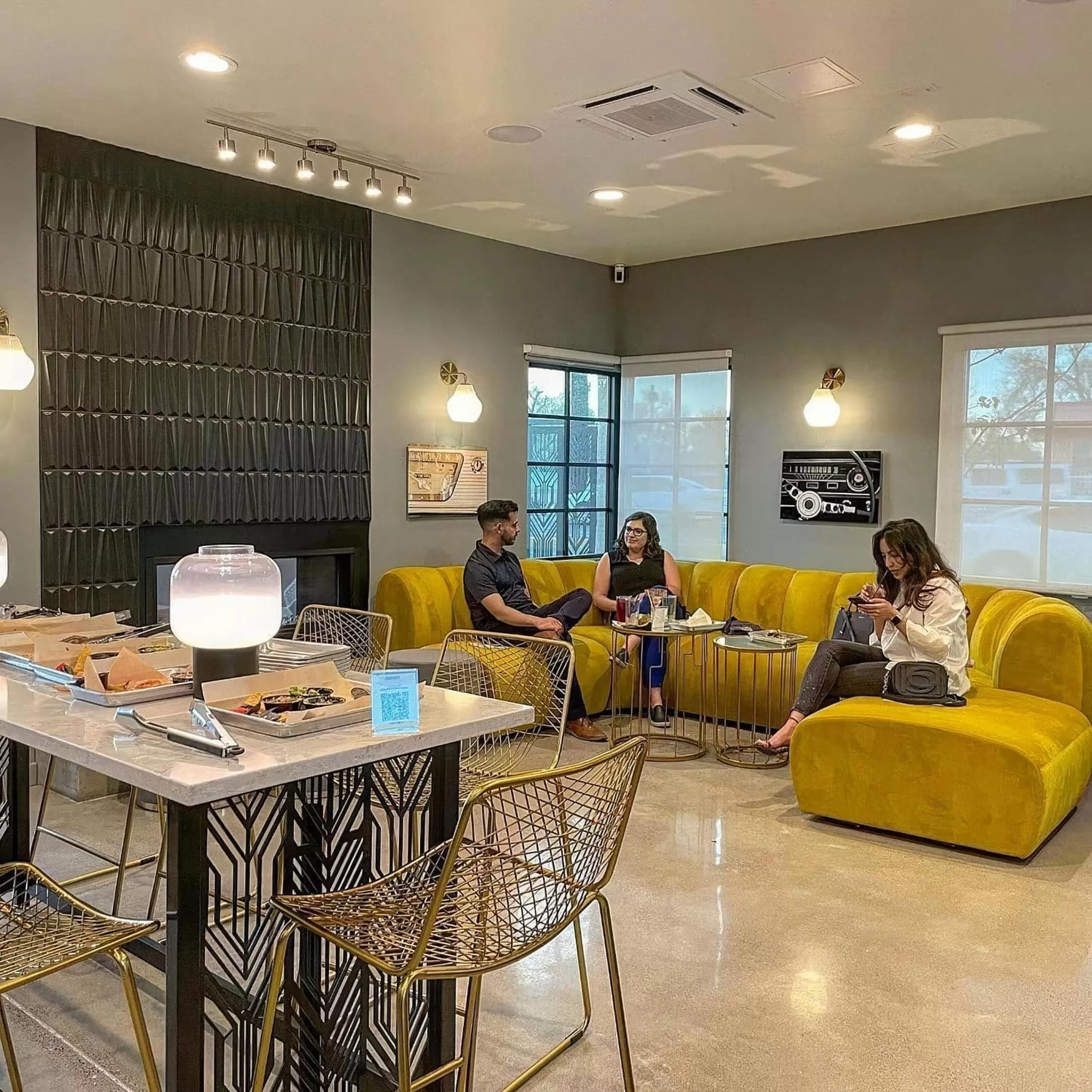 Lounge or bar in The Monterey Motel