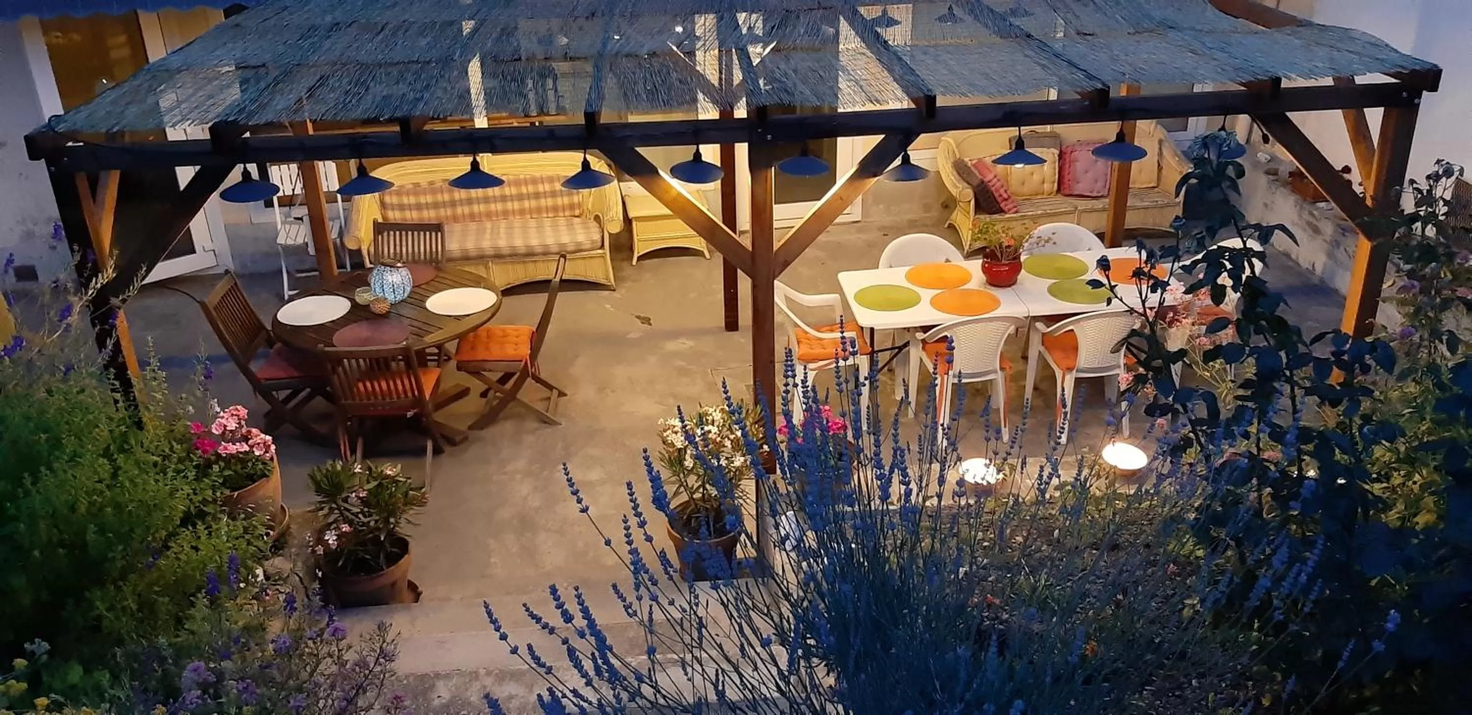 Patio in Chambres d'hôtes Nilautpala Dreams