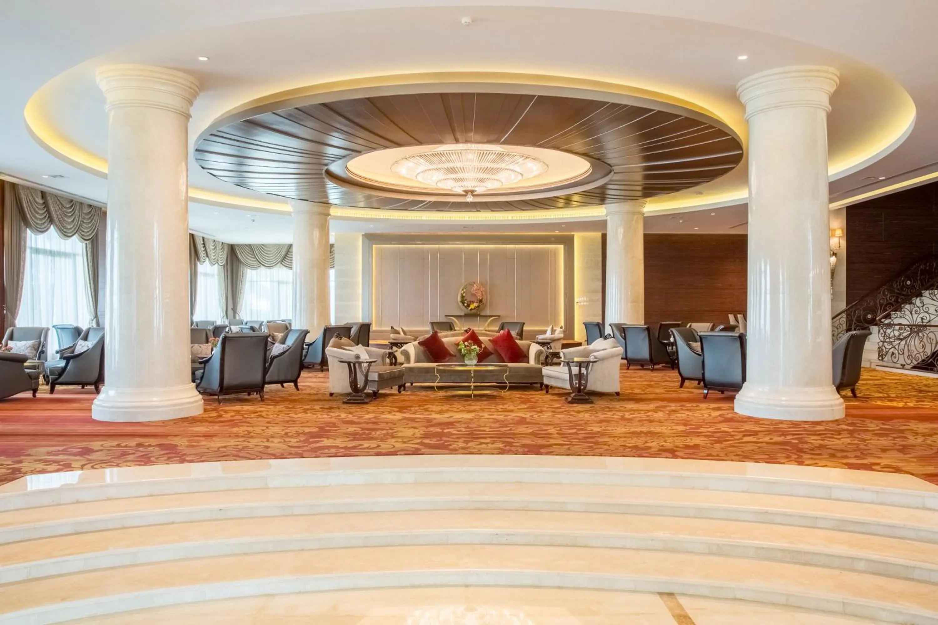 Lounge or bar, Lobby/Reception in Garden City Hotel