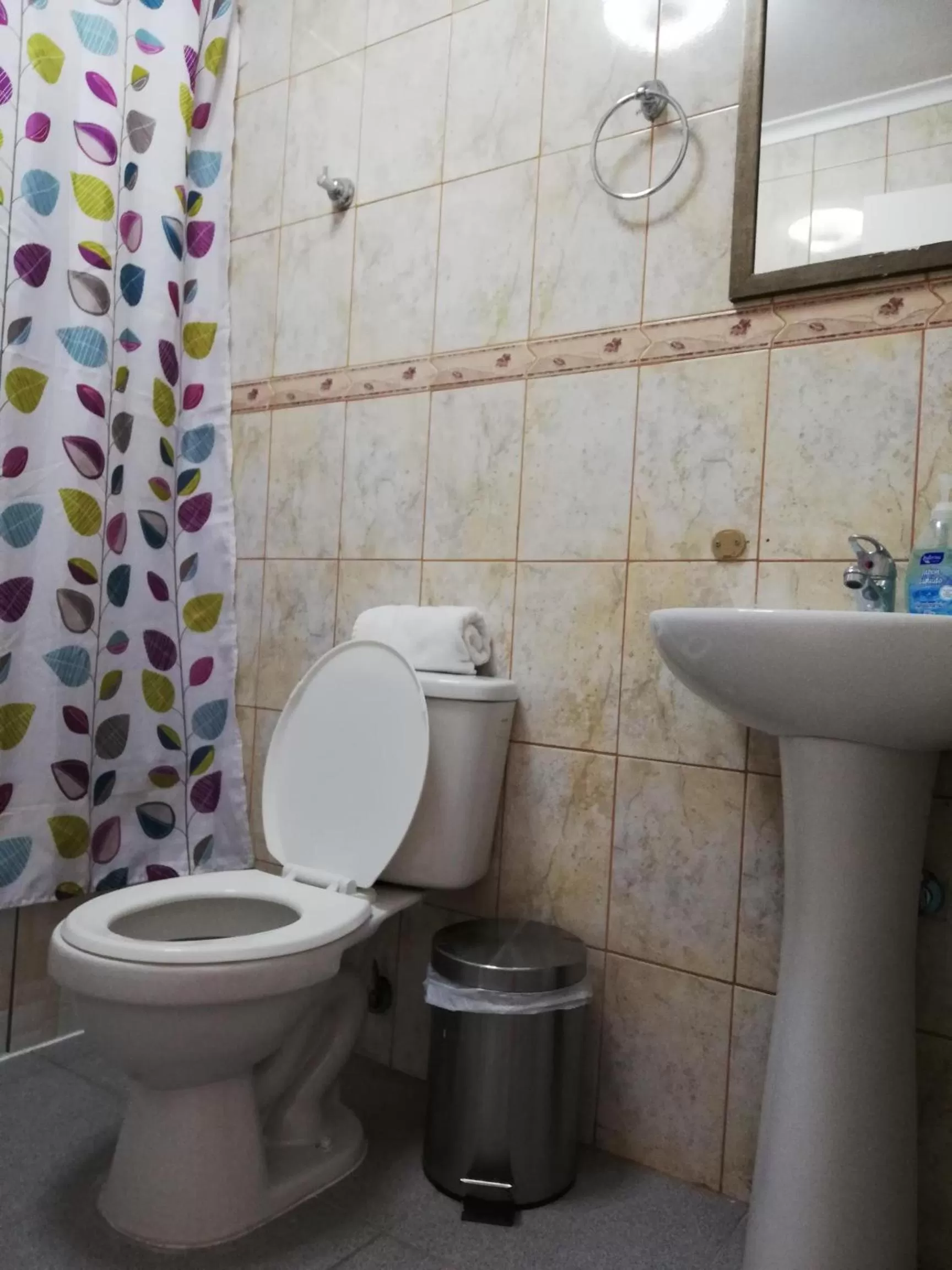 Toilet, Bathroom in Hostal La Base