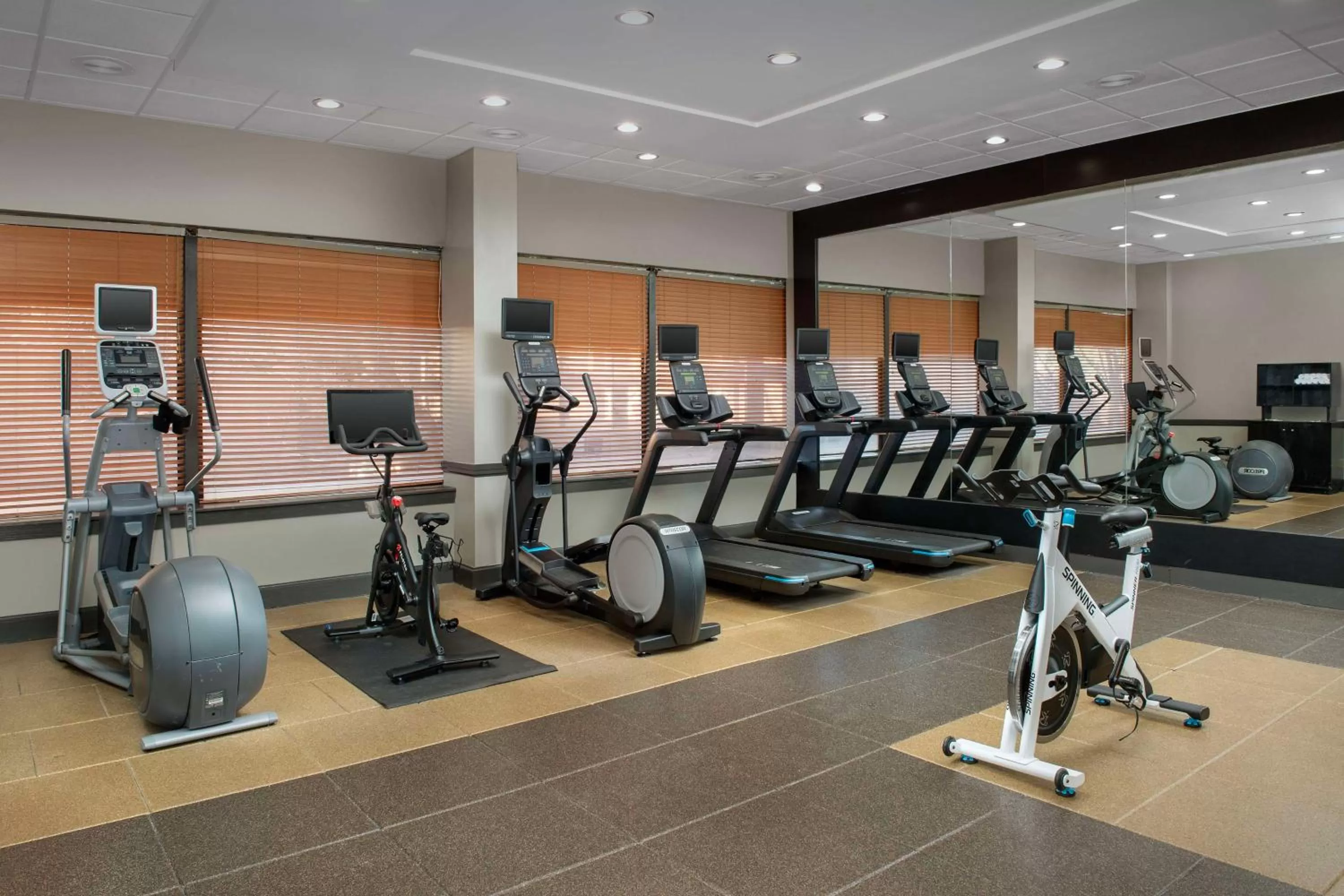 Fitness centre/facilities in Embassy Suites Winston-Salem