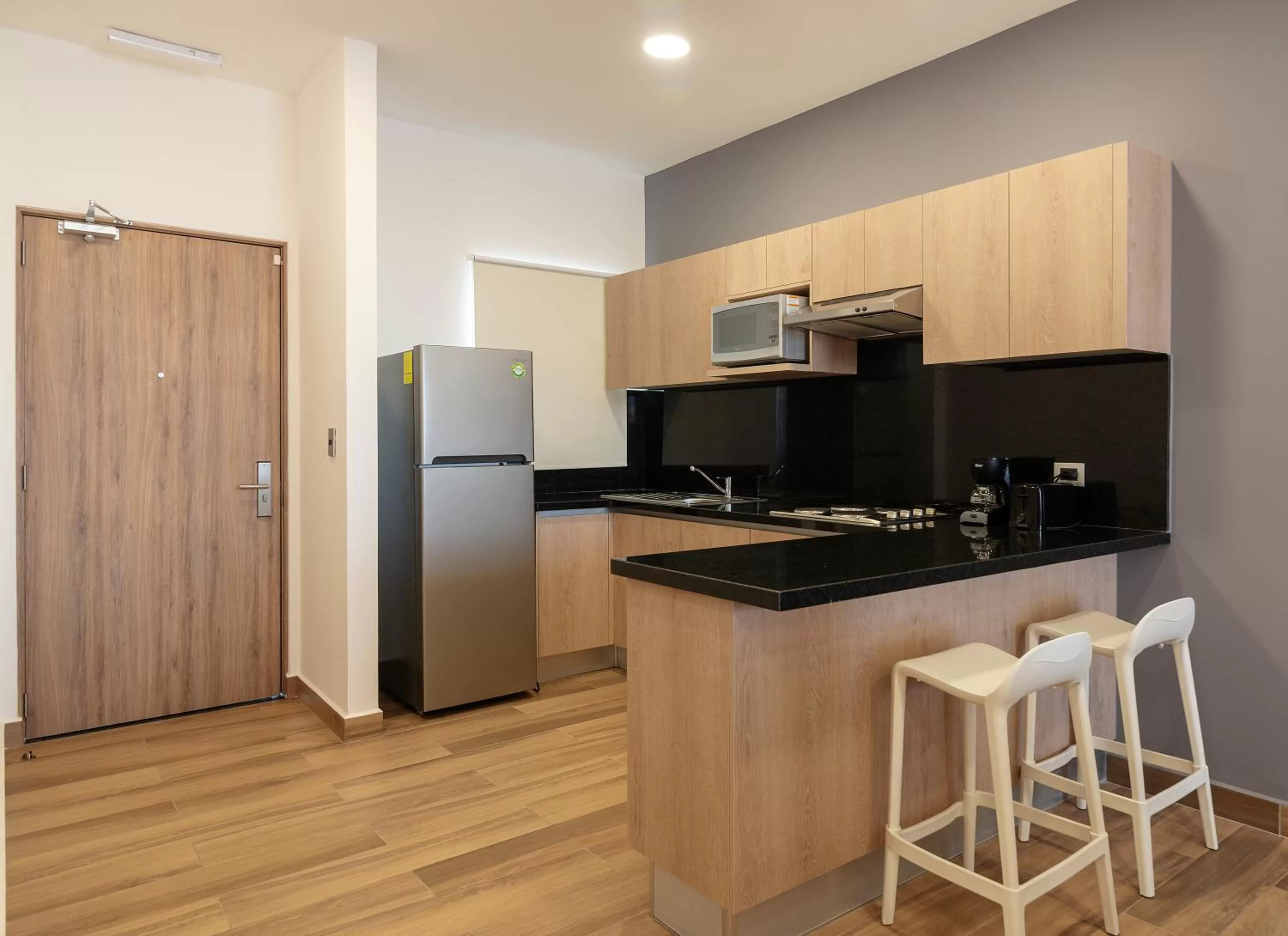 Kitchen or kitchenette in Heaven Hotel