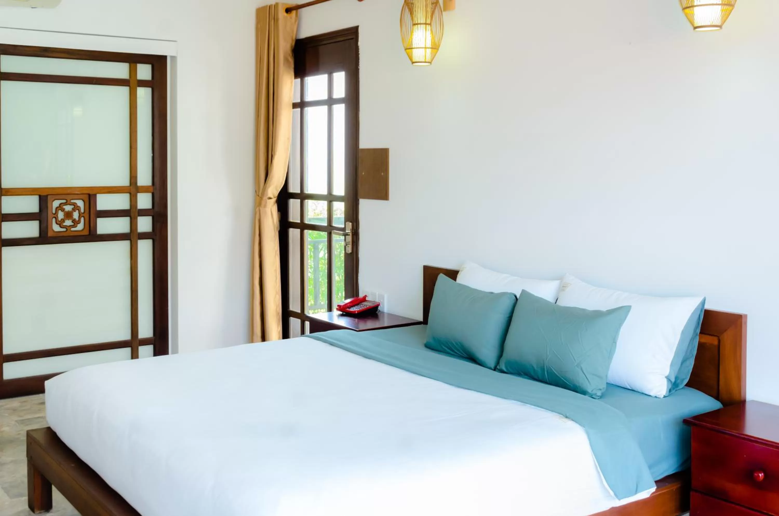 Bedroom in Riverside Bamboo Resort Hoi An